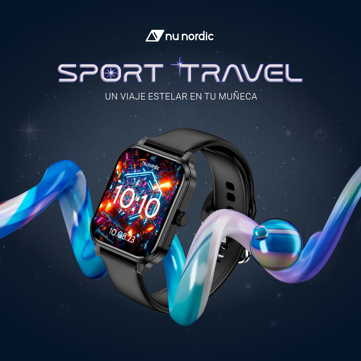 Smartwatch Nu Nordic Sport Travel Bluetooth Llamadas Música