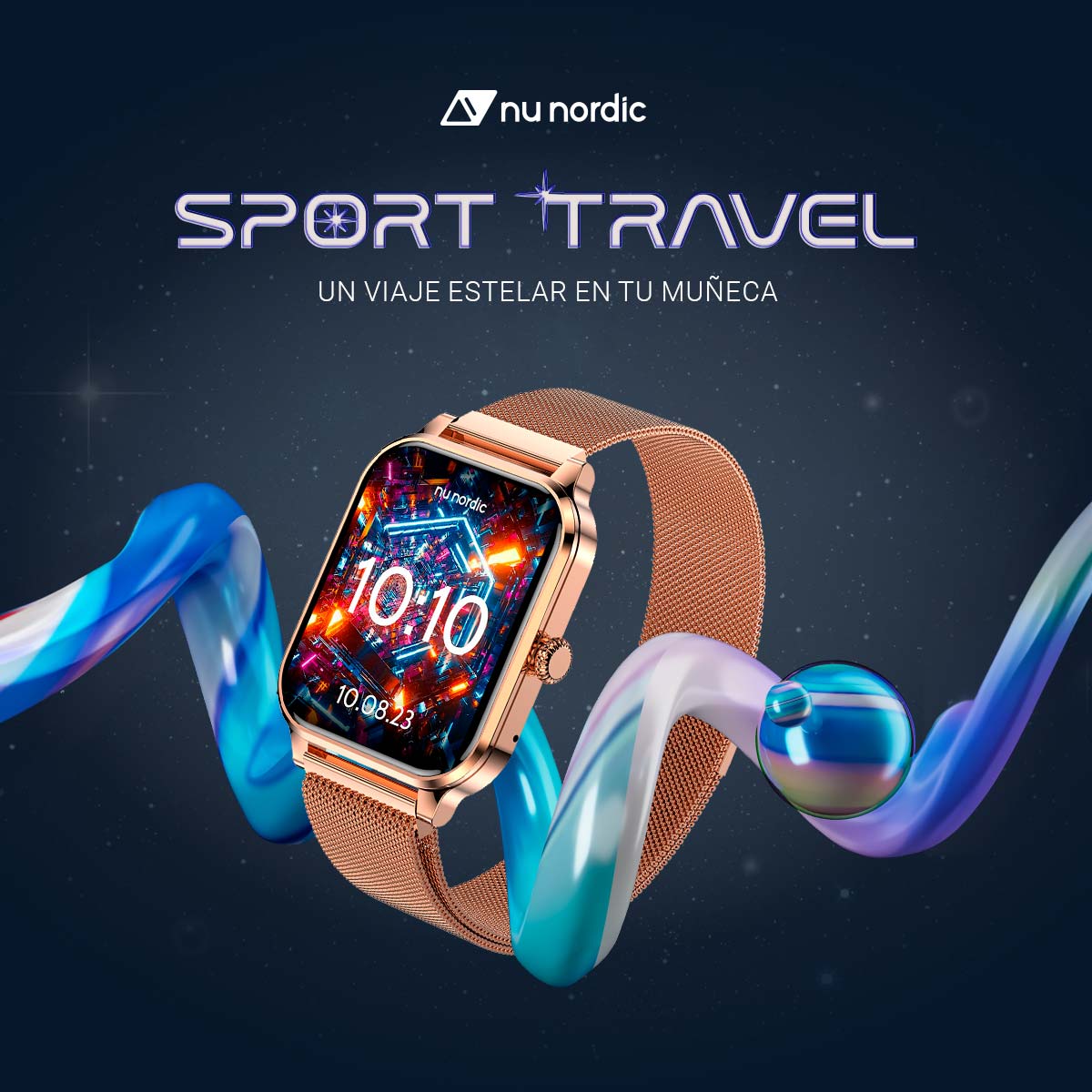 Smartwatch Nu Nordic Space Travel Bluetooth Llamadas Música