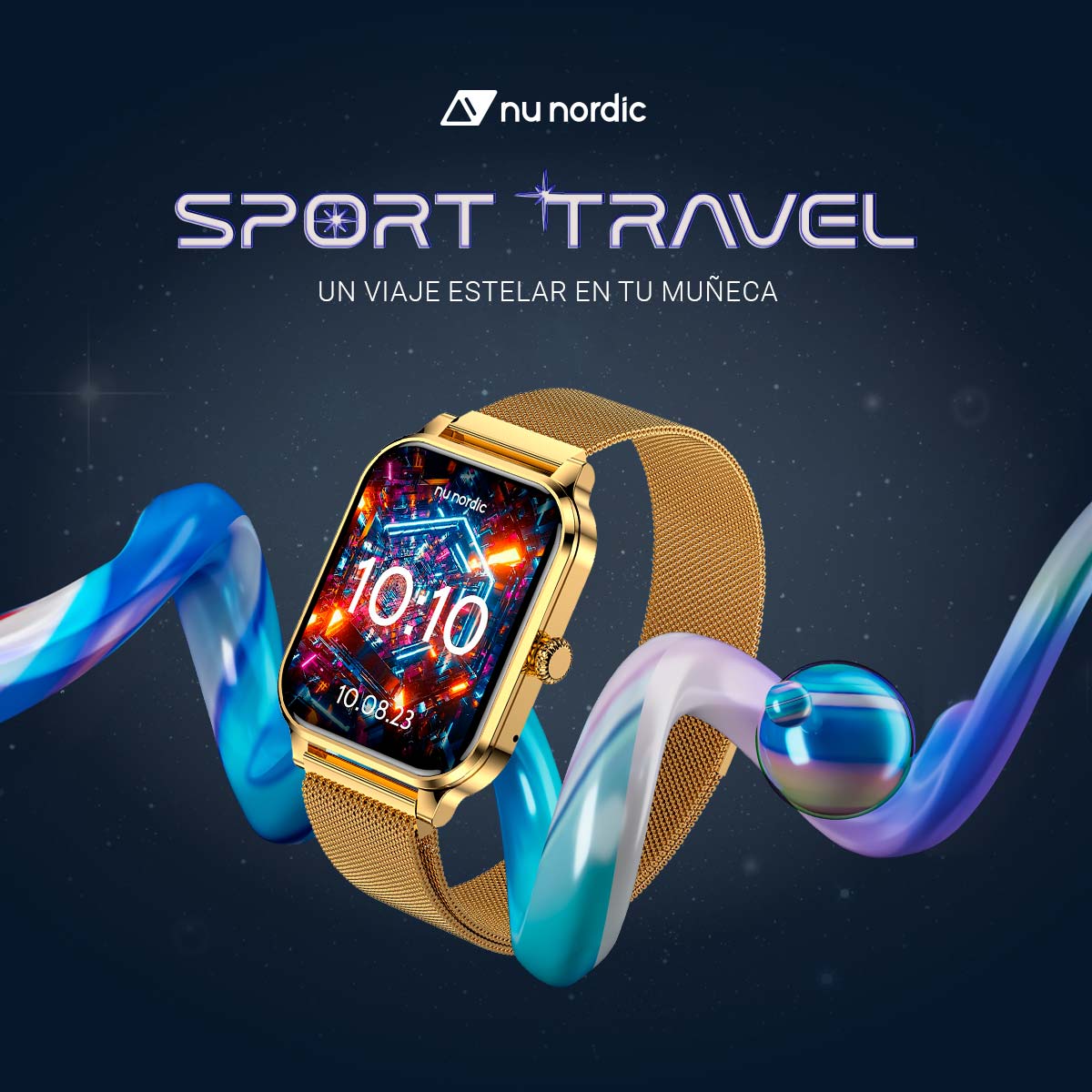 Smartwatch Nu Nordic Space Travel Bluetooth Llamadas Música