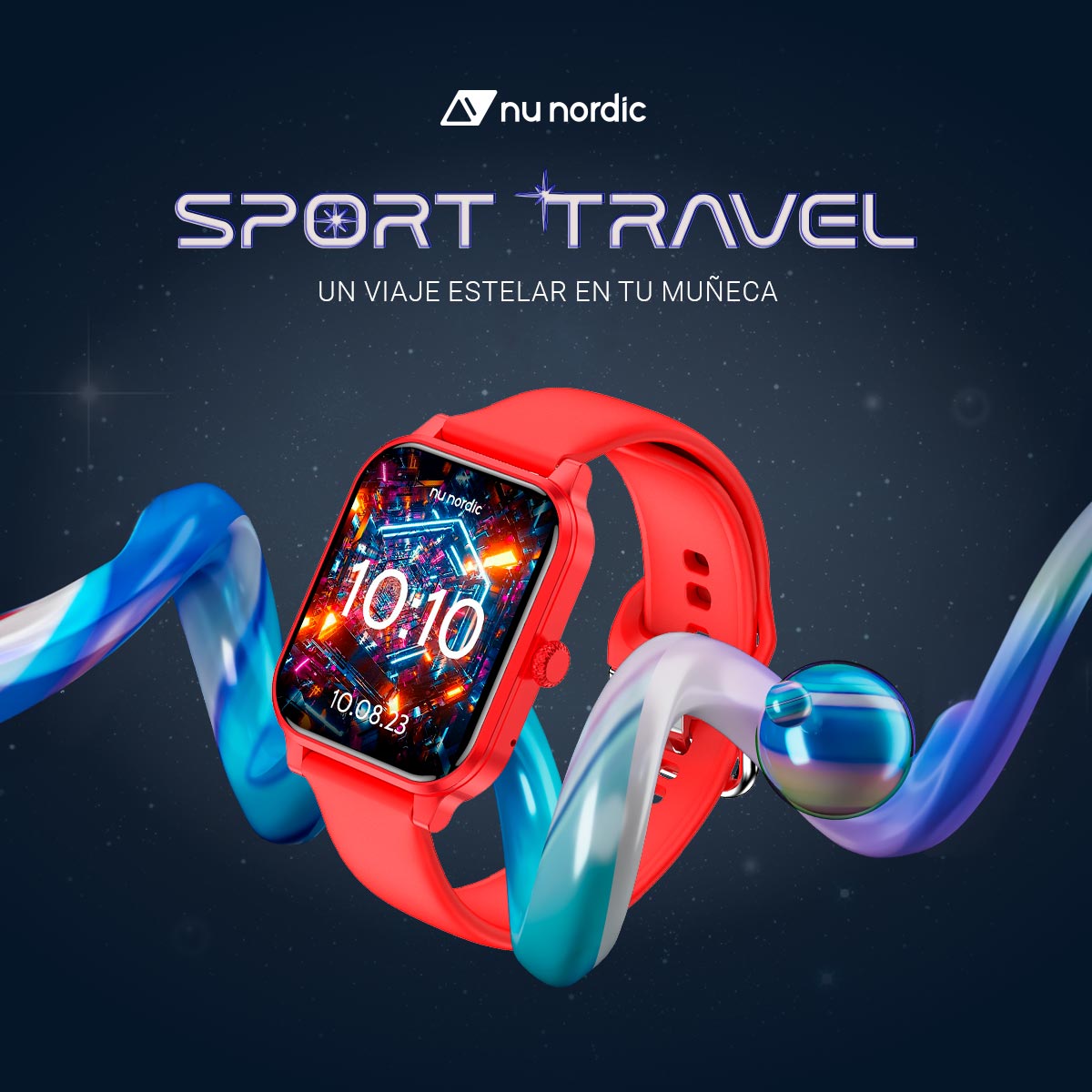 Smartwatch Nu Nordic Sport Travel Bluetooth Llamadas Música
