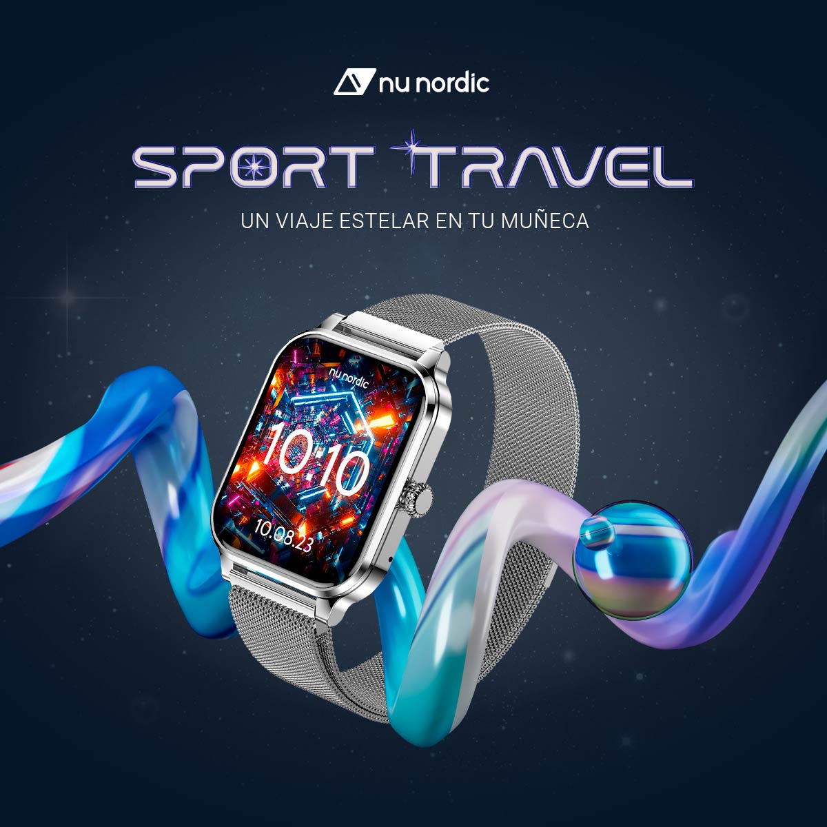 Smartwatch Nu Nordic Space Travel Bluetooth Llamadas Música