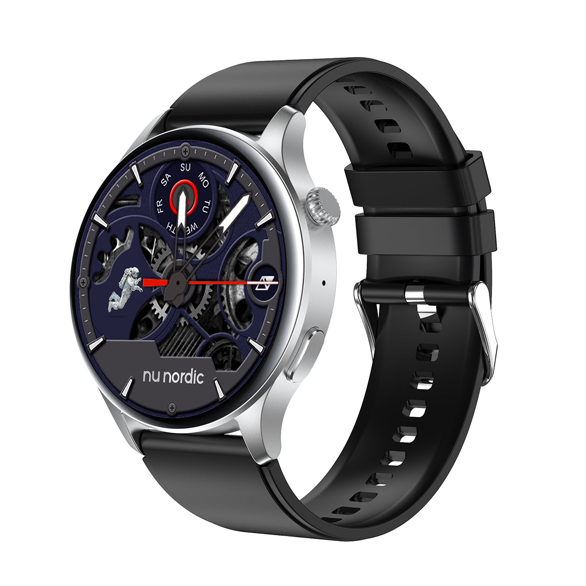 Smartwatch Reloj Deportivo Inteligente  NU NORDIC Race F1 Correa Silicon