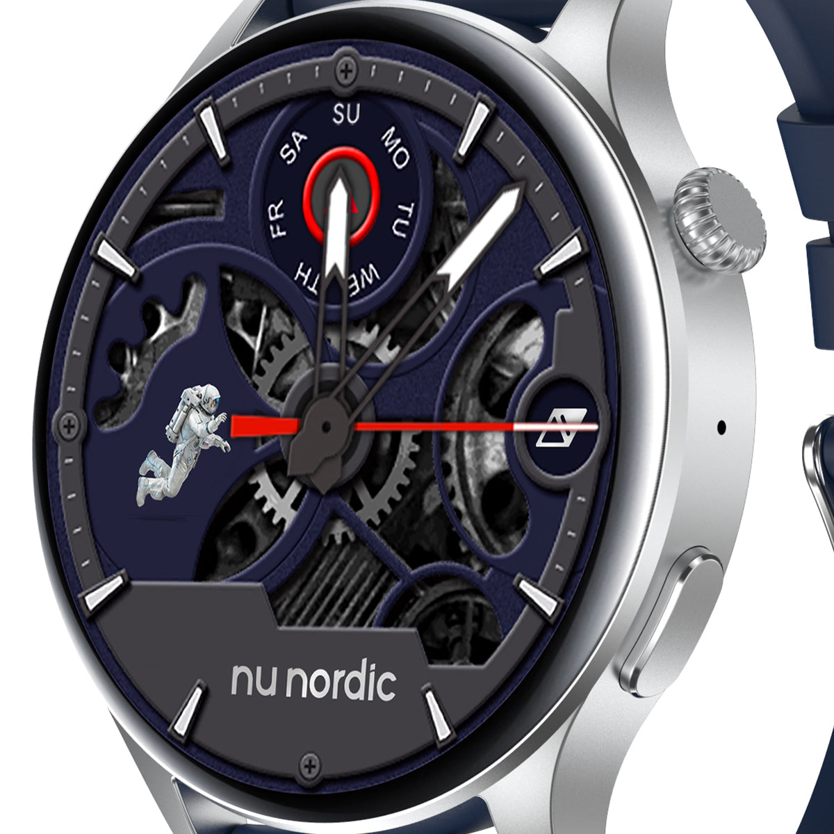 Smartwatch Reloj Deportivo Inteligente  NU NORDIC Race F1 Correa Silicon