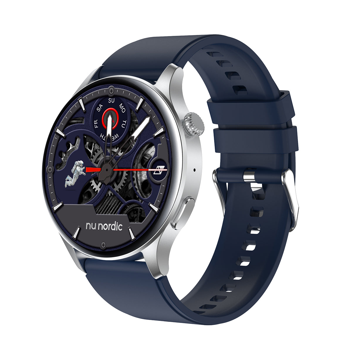 Smartwatch Reloj Deportivo Inteligente  NU NORDIC Race F1 Correa Silicon