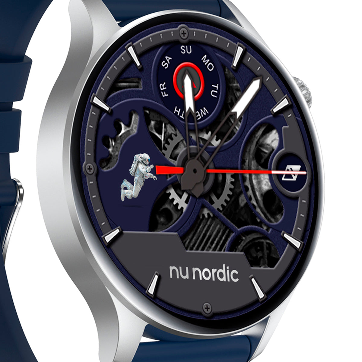 Smartwatch Reloj Deportivo Inteligente  NU NORDIC Race F1 Correa Silicon
