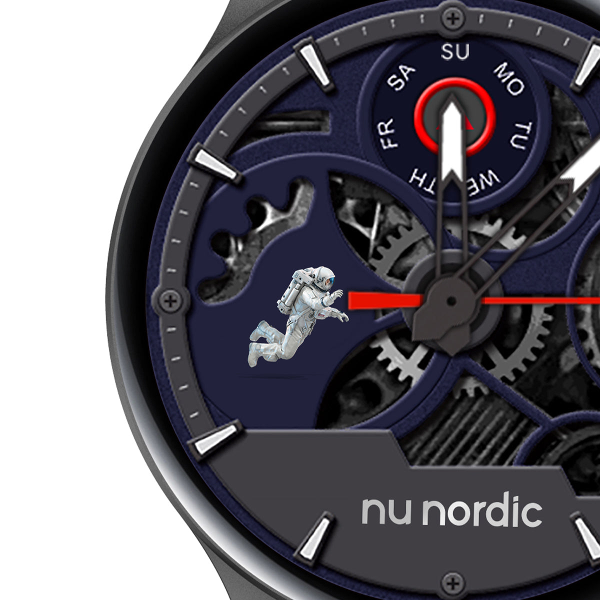Smartwatch Reloj Deportivo Inteligente  NU NORDIC Race F1 Correa Silicon