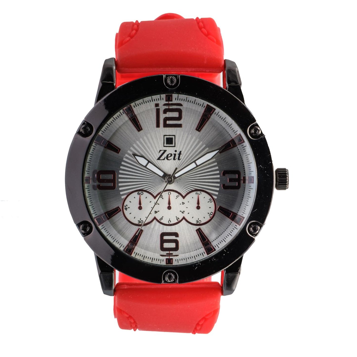 Reloj Análogo Zeit Casual Silicón Simuladores Caballero