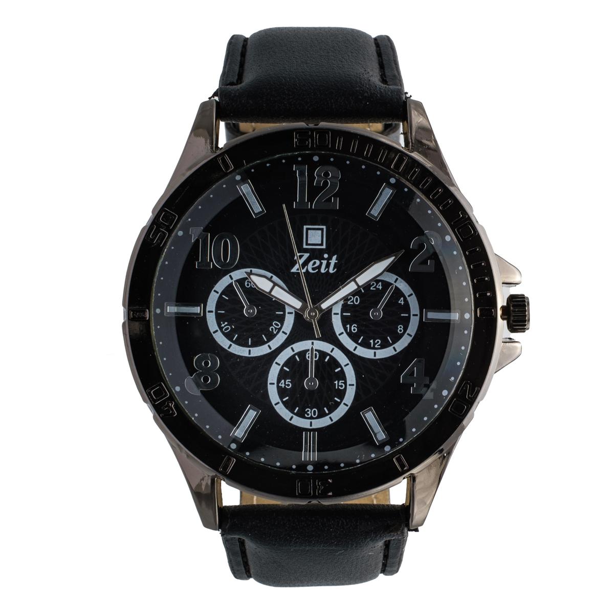 Reloj Análogo Zeit Caballero Casual Tacto Piel Simuladores