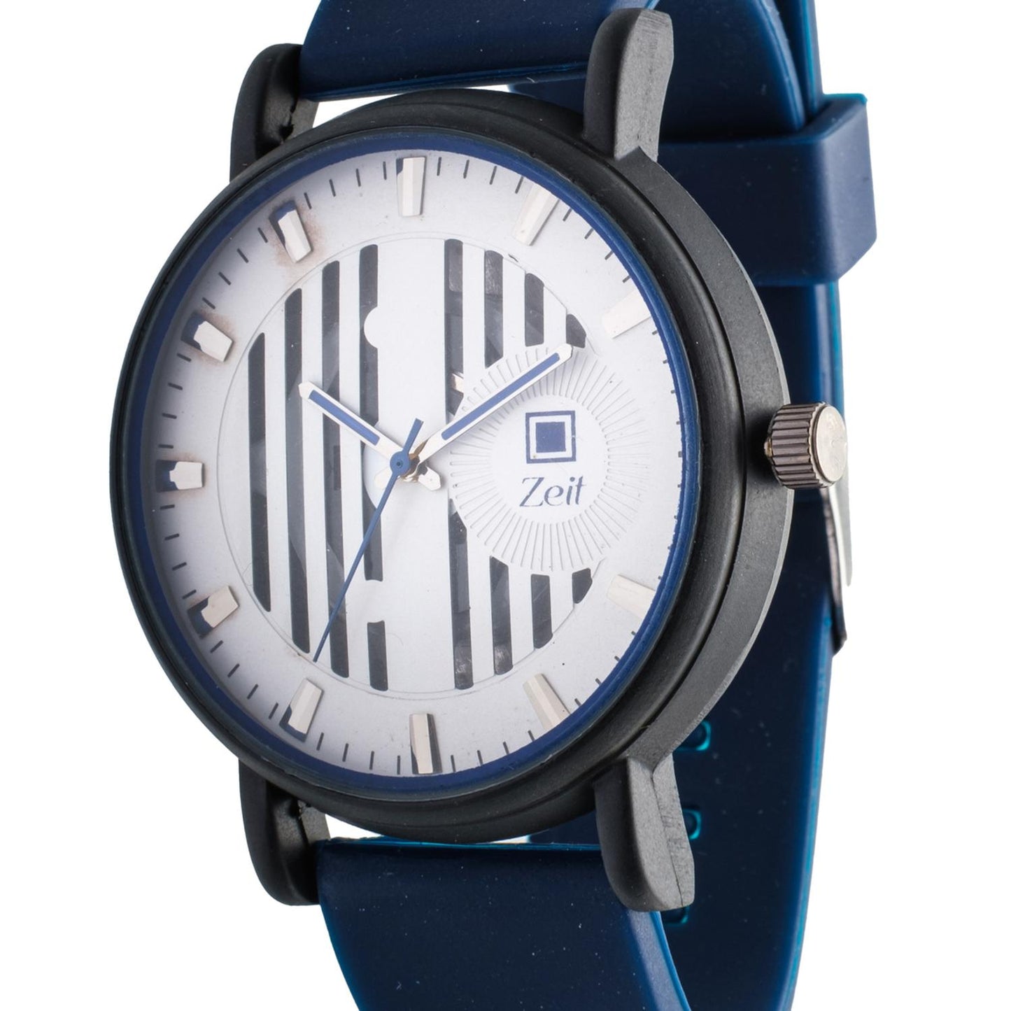 Reloj Análogo Zeit Caballero Casual Correa Silicón Textura