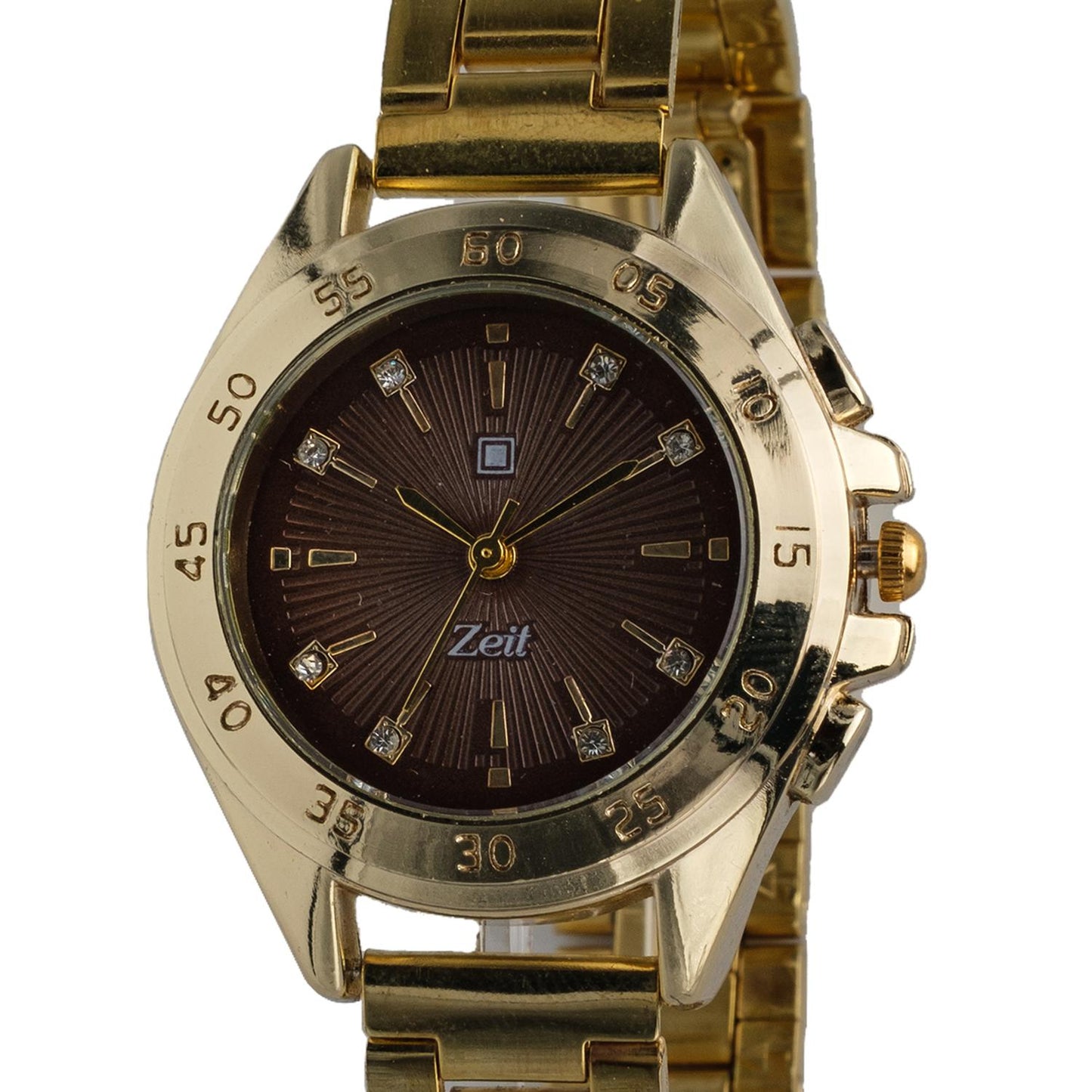 Reloj Análogo Zeit Dama Casual correa De Metal Textura