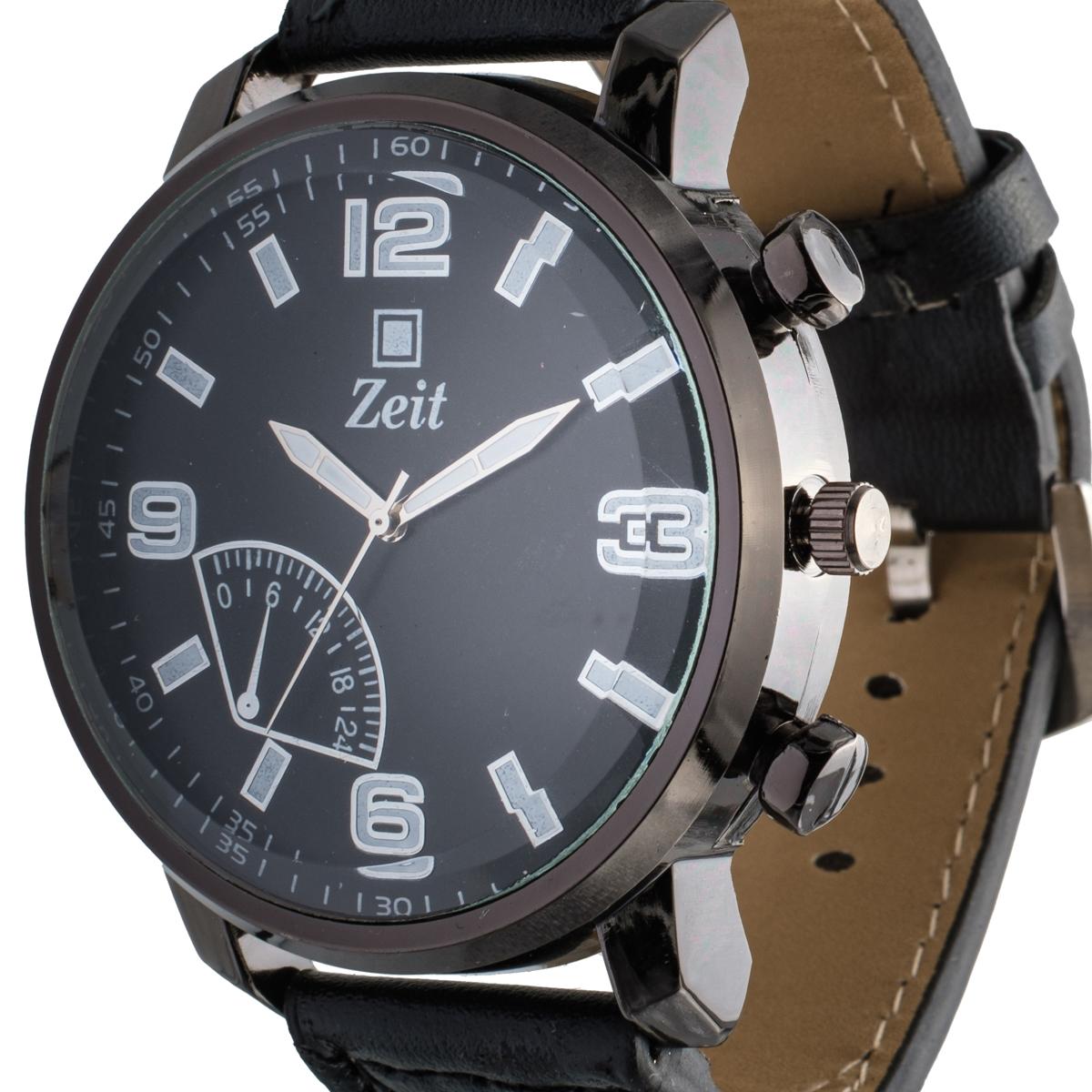 Reloj Análogo Zeit Caballero Casual Liso Correa Tacto Piel
