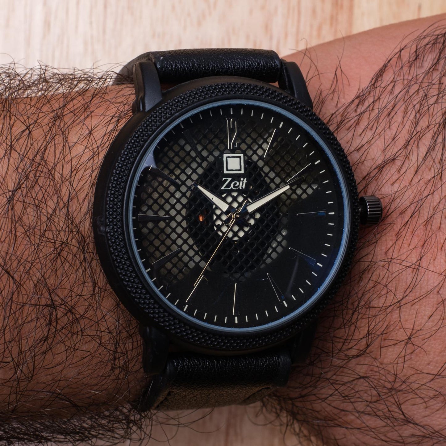 Reloj Análogo Zeit Caballero Textura/Tacto Piel Casual