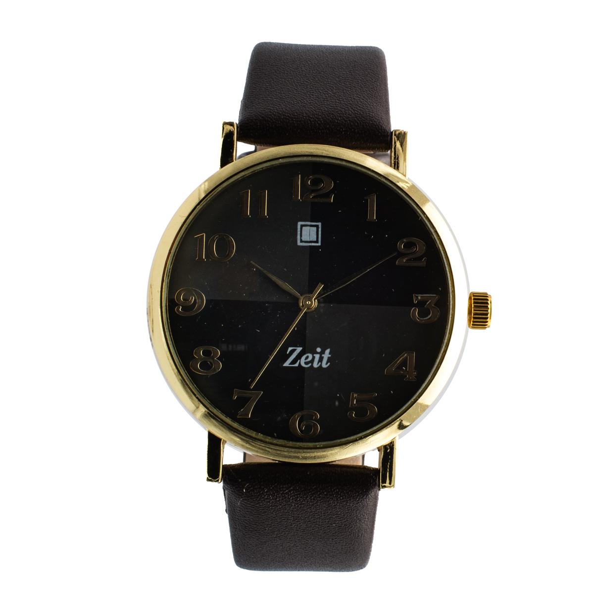 Reloj Análogo Zeit Tacto Piel Textura Casual Caballero