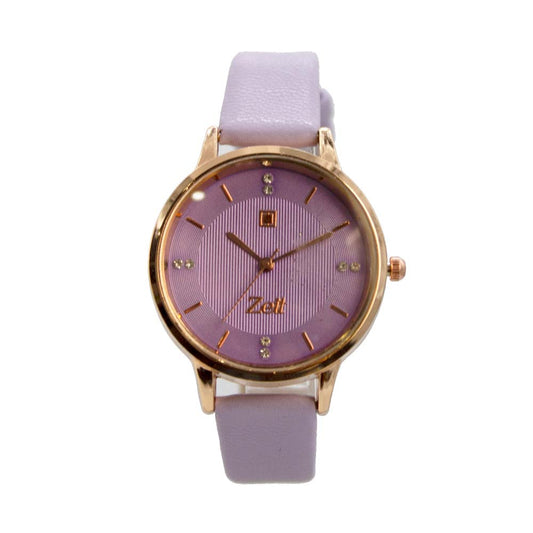 Reloj Zeit para Mujer Indicadores oro rosa pedreria