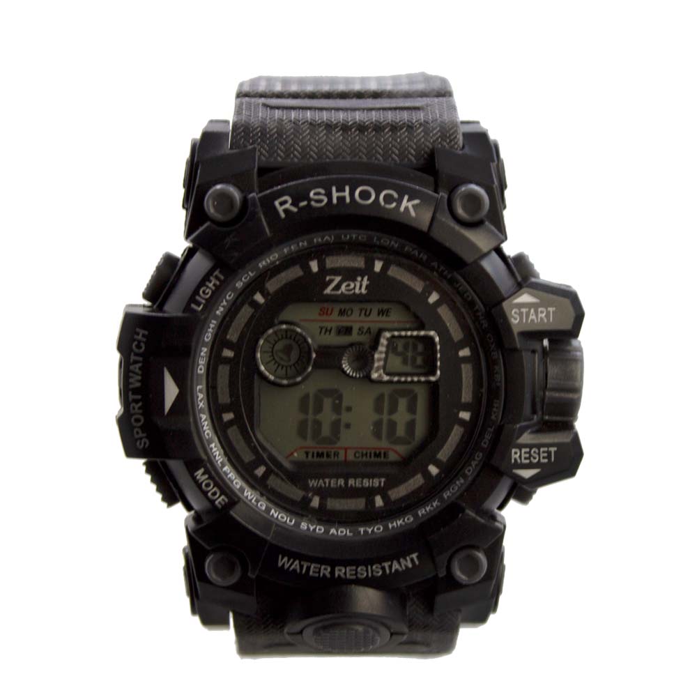 Reloj Zeit para Hombre camuflajeado con led negro
