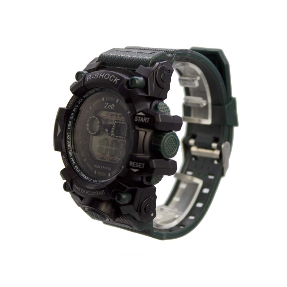 Reloj Zeit para Hombre camuflajeado con led negro