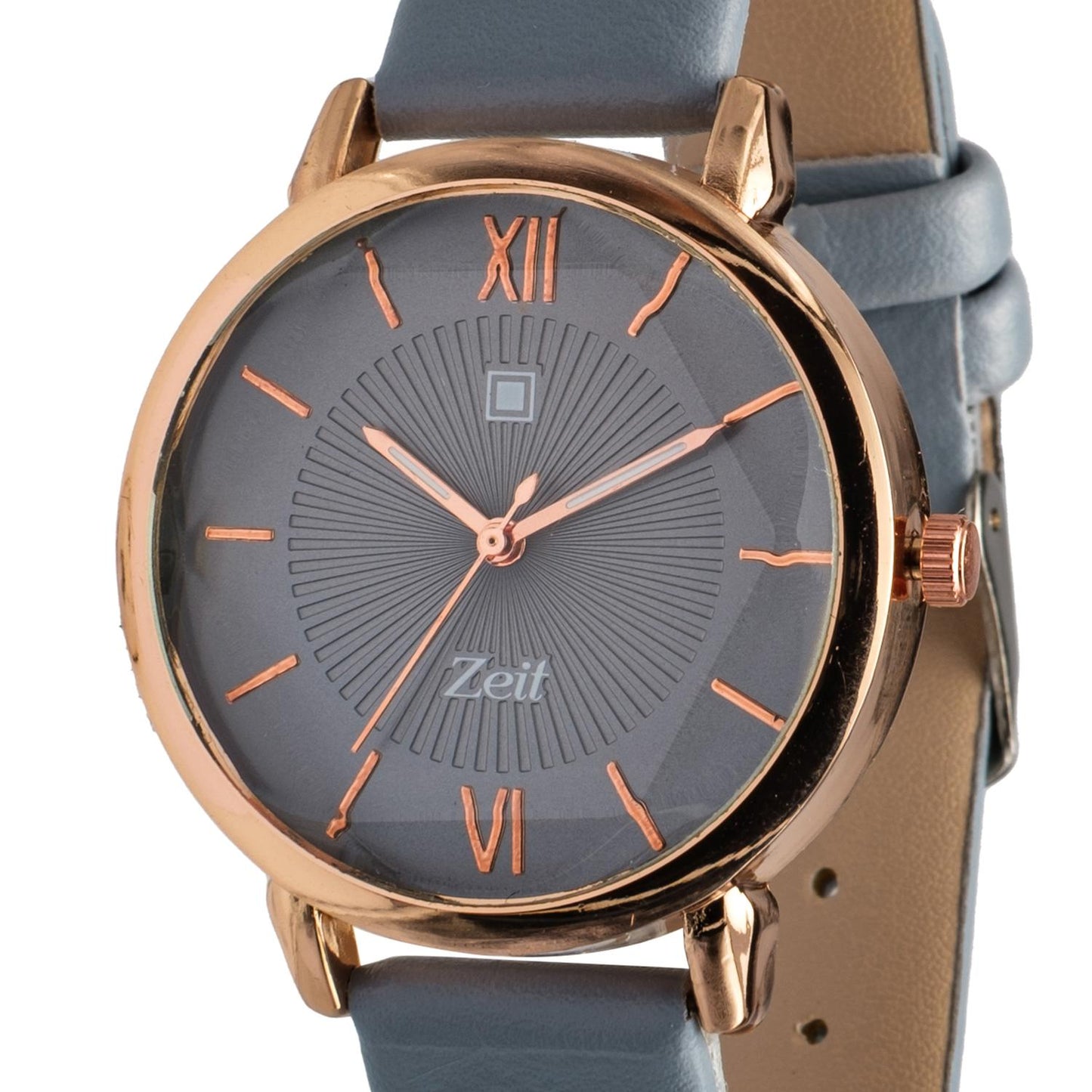 Reloj Análogo Zeit Dama Casual Tacto Piel Textura