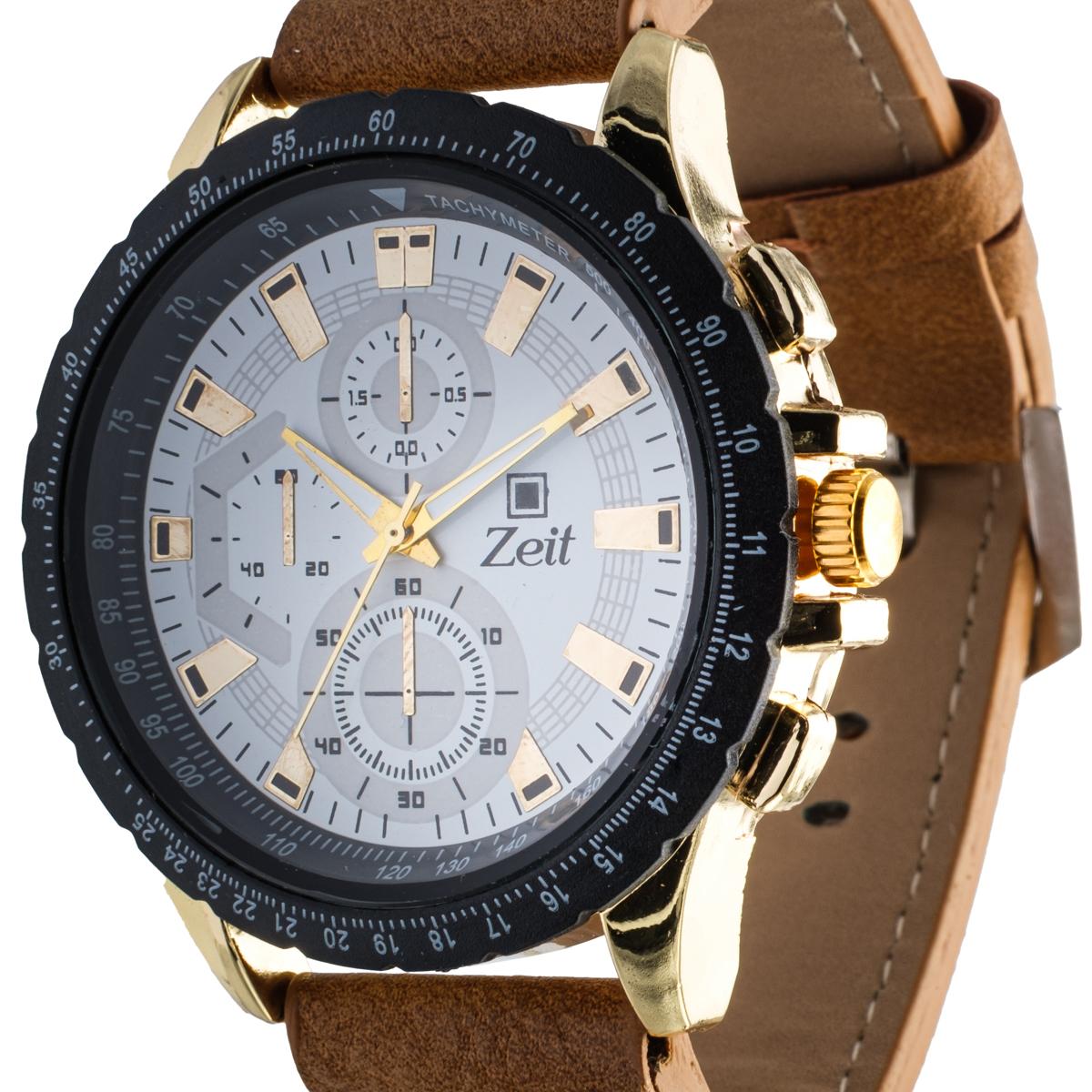 Reloj Análogo Zeit Caballero Casual Simuladores Tacto Piel