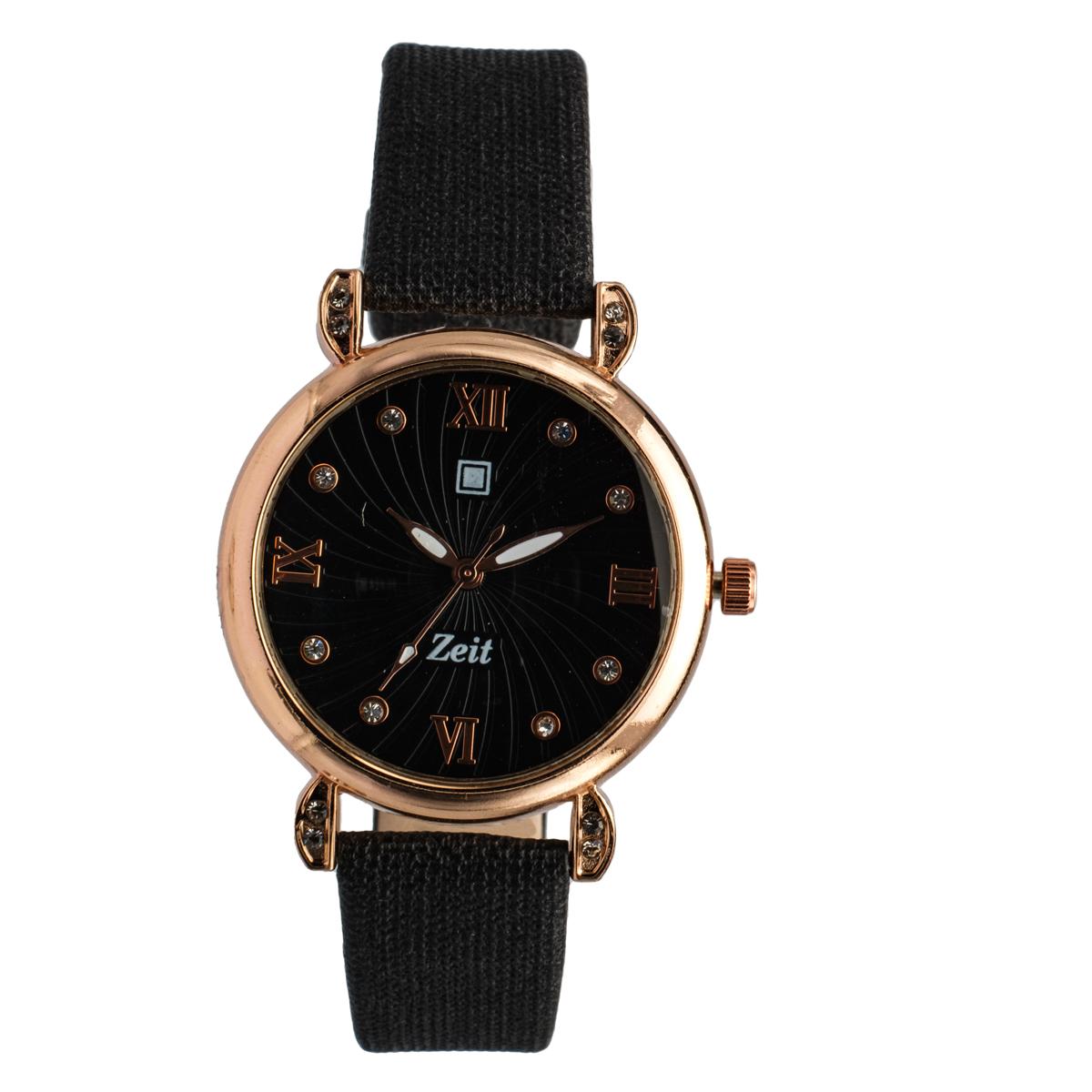Reloj Análogo Zeit Casual correa Tacto Piel Dama Textura