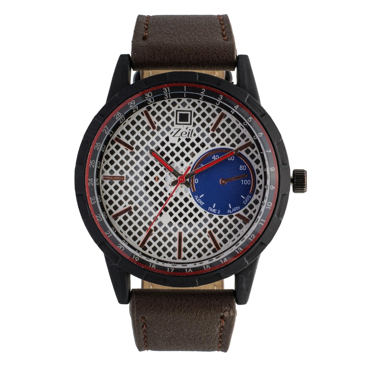 Reloj Análogo Zeit Caballero Textura Casual Tacto Piel