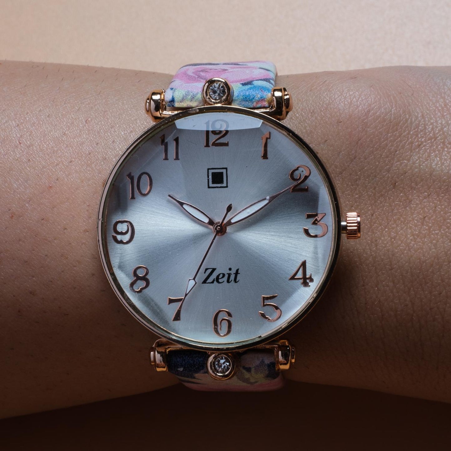 Reloj Análogo Zeit Dama Casual correa Textura/Tacto Piel