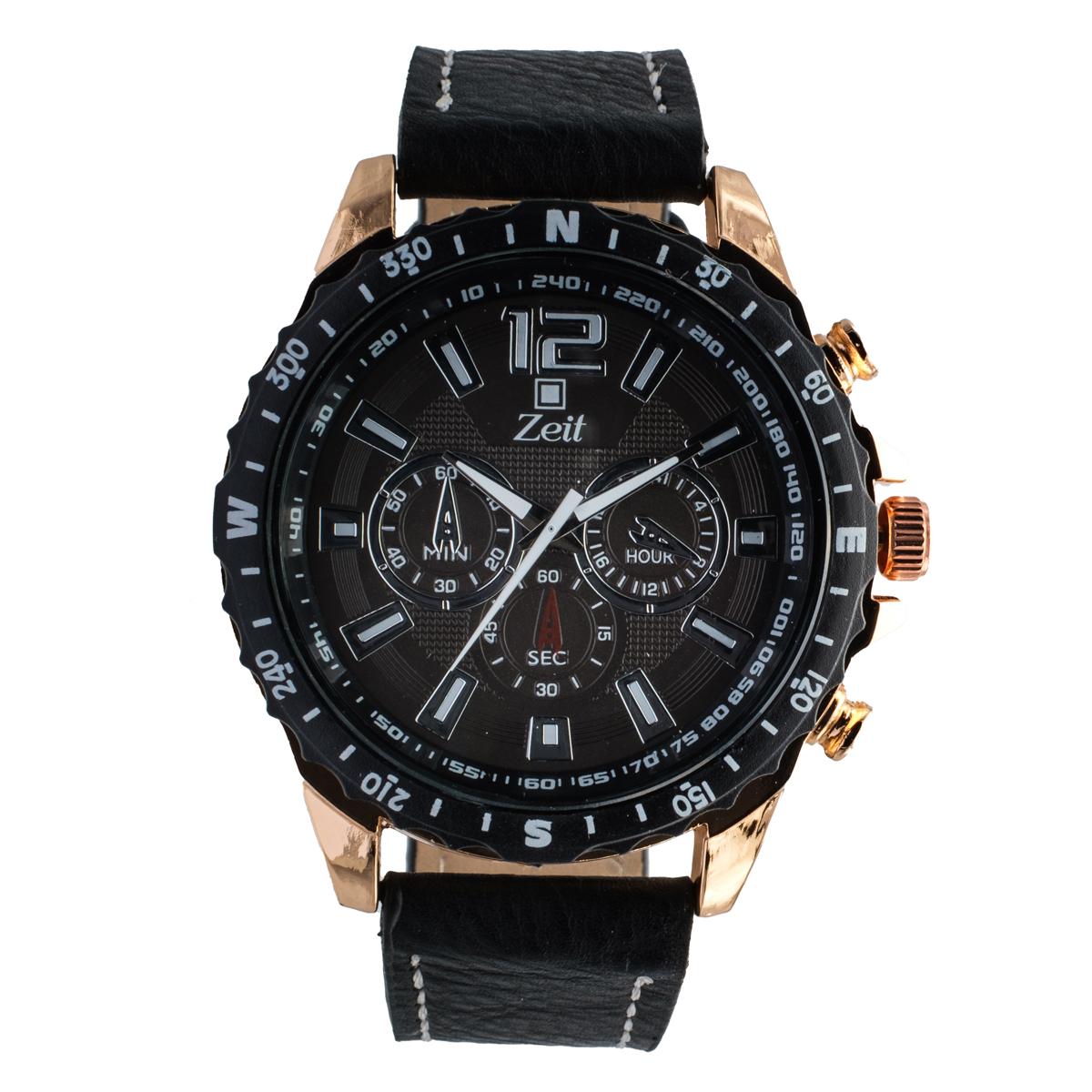Reloj Análogo Zeit Caballero Correa Tacto Piel Simuladores
