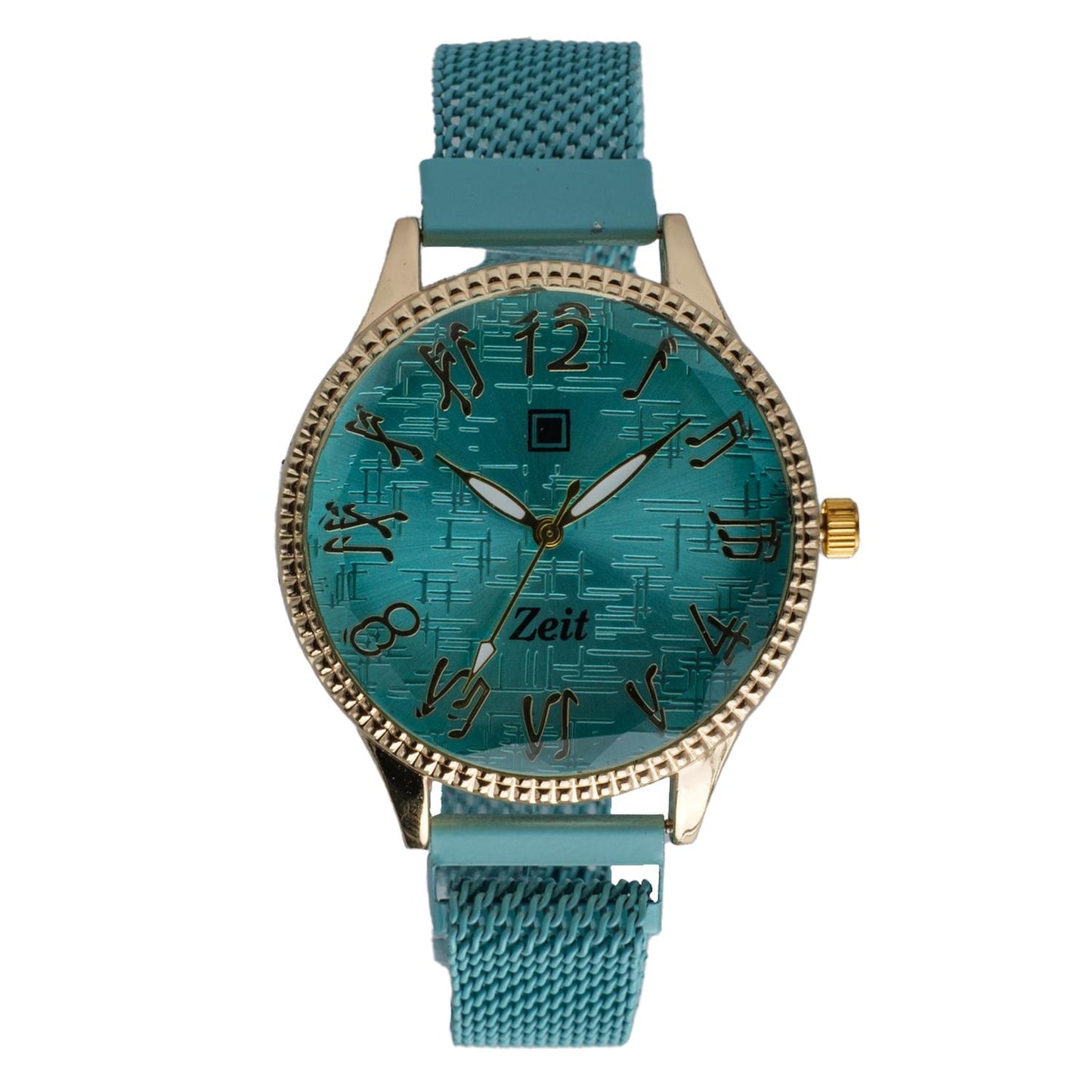 Reloj Análogo Zeit Dama Casual Mesh y Textura