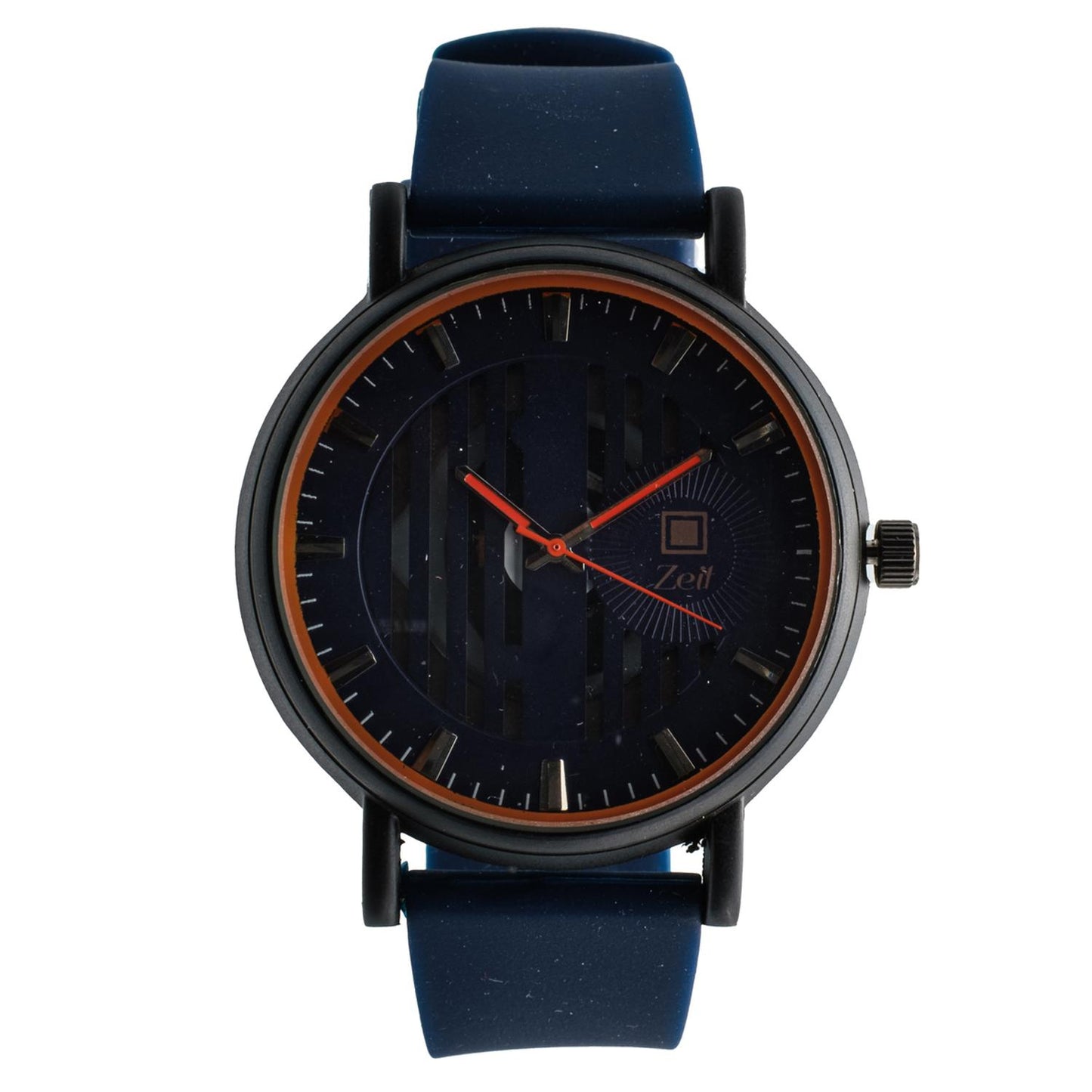 Reloj Análogo Zeit Caballero Casual Correa Silicón Textura