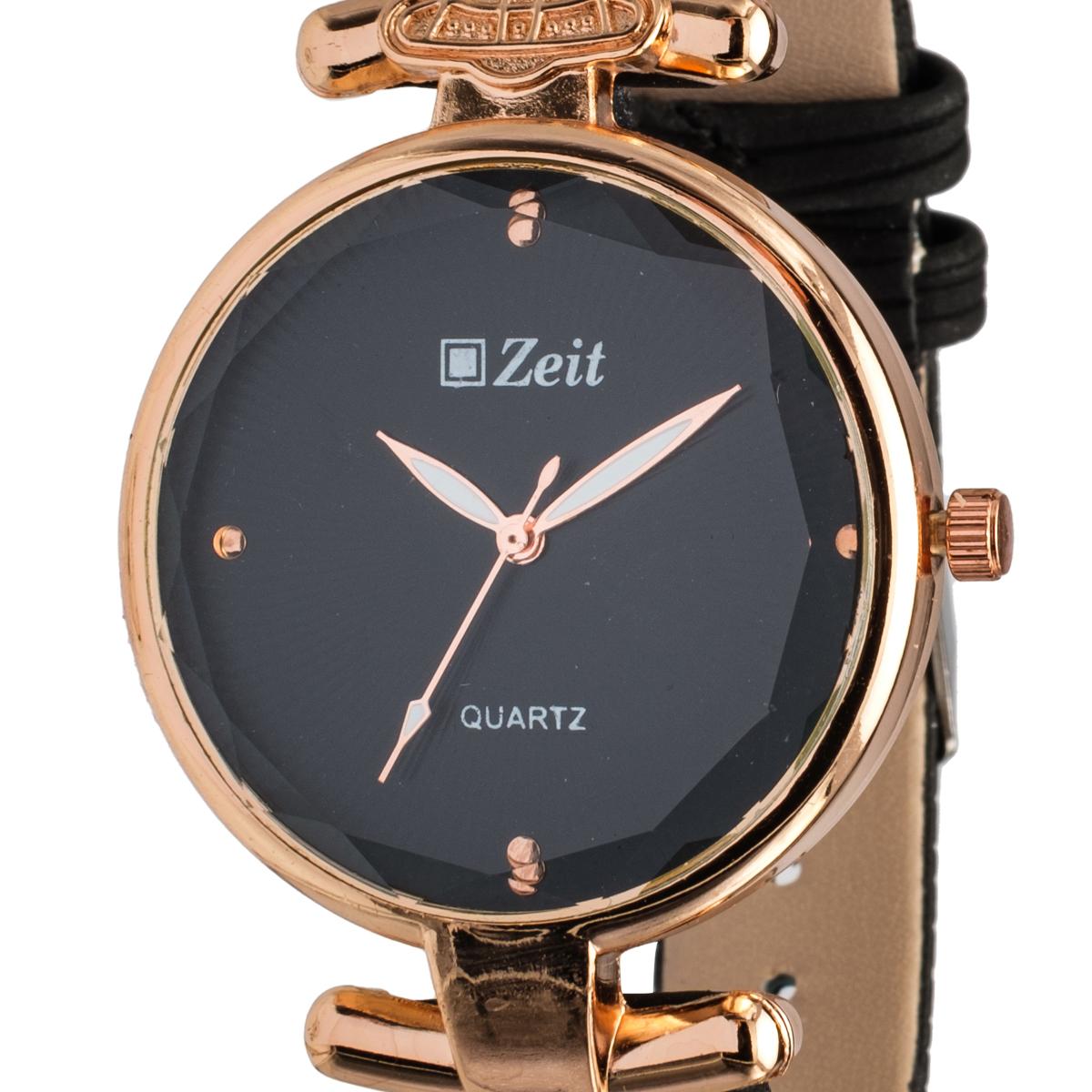 Reloj Análogo Zeit Dama Casual Tacto Piel Elegante