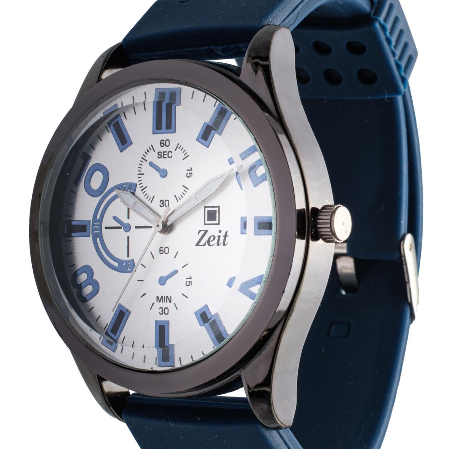 Reloj Análogo Zeit Caballero Casual Silicón Simuladores