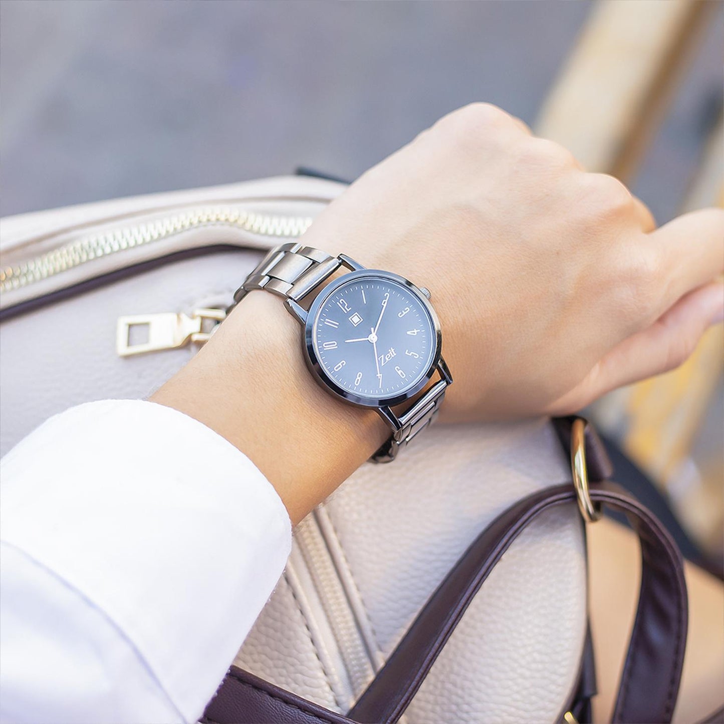 Reloj Análogo Zeit Casual Mujer Metal