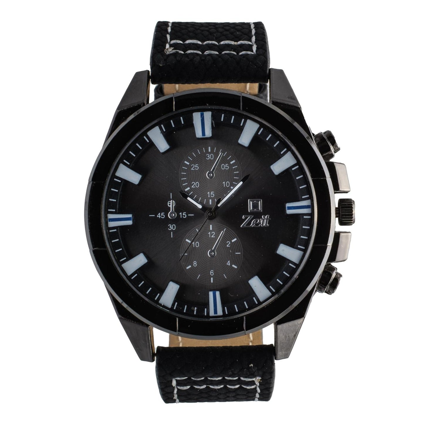 Reloj Análogo Zeit Caballero Correa De Tacto Piel