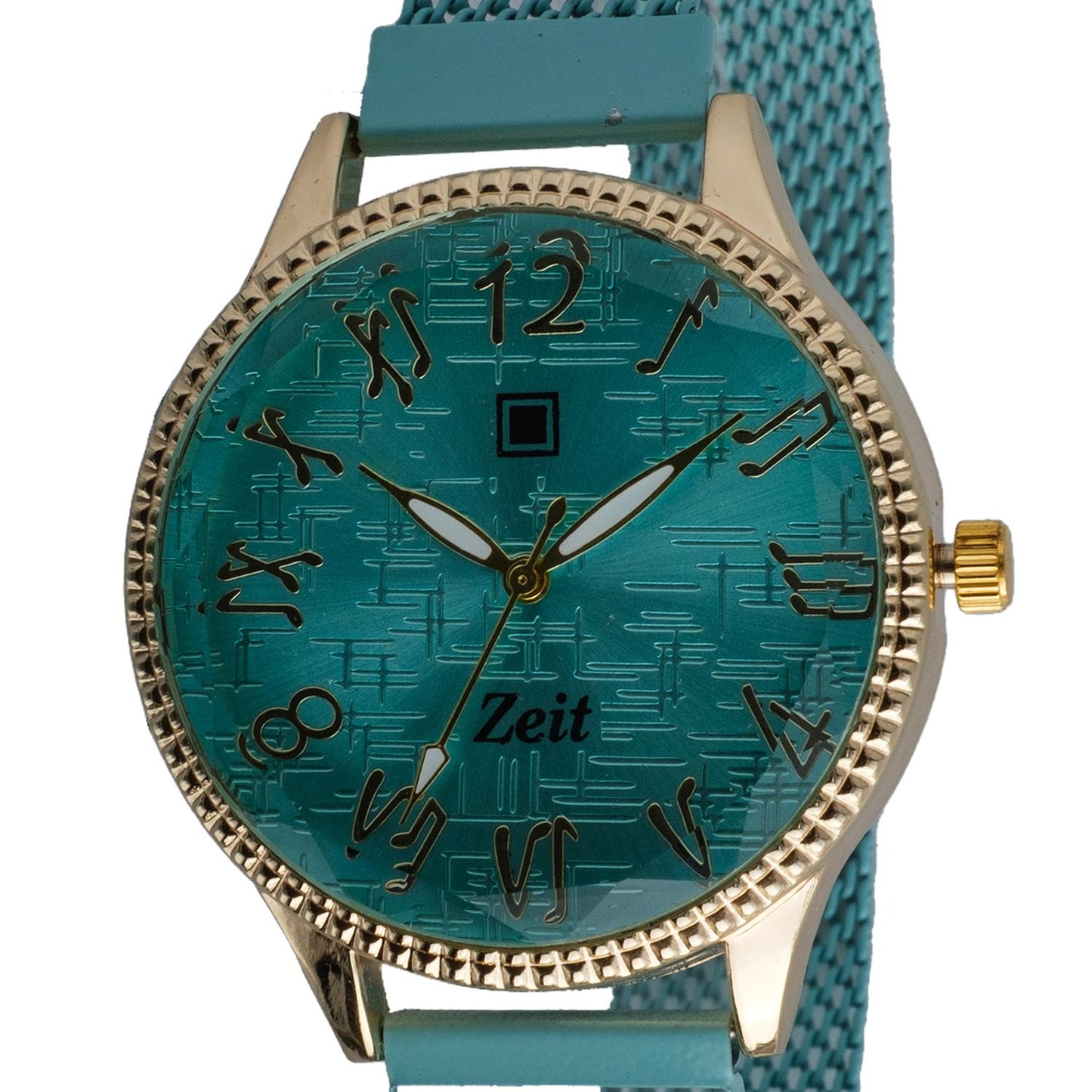 Reloj Análogo Zeit Dama Casual Mesh y Textura