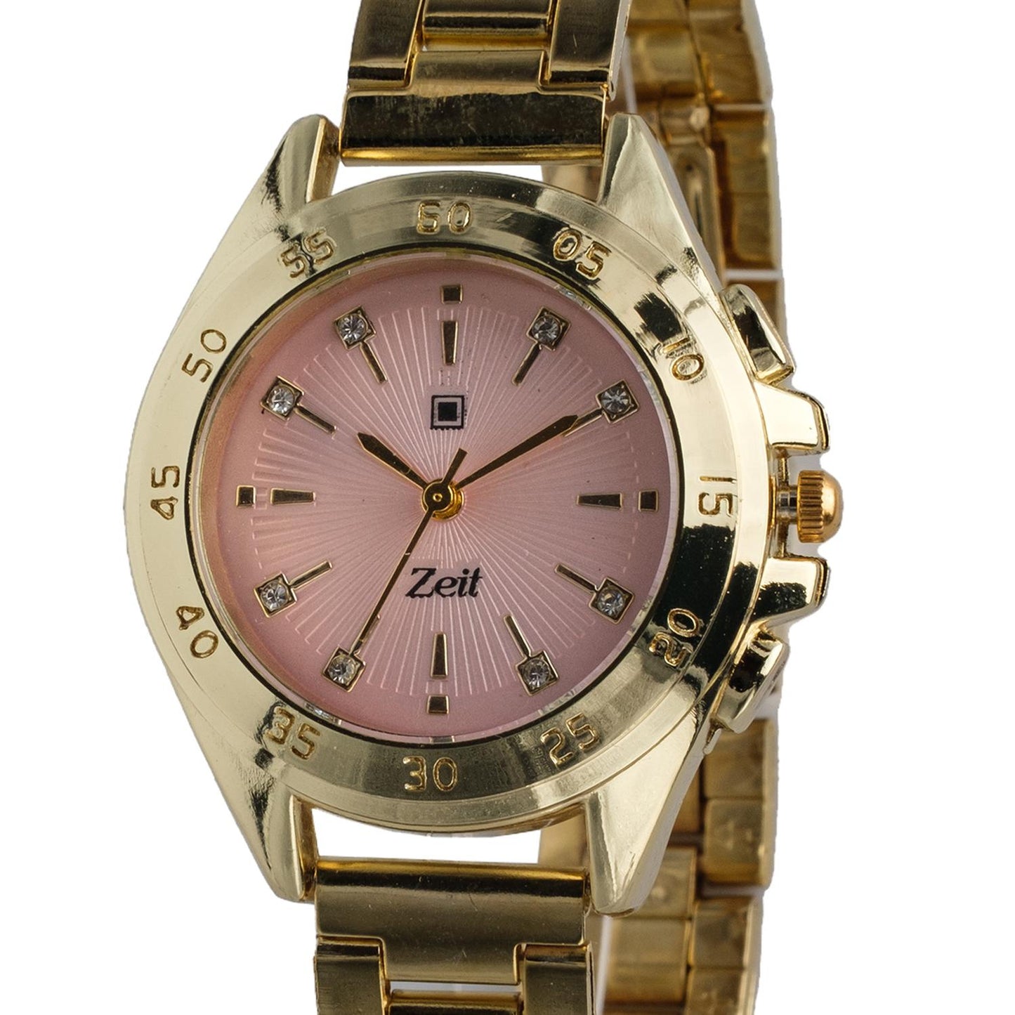 Reloj Análogo Zeit Dama Casual correa De Metal Textura