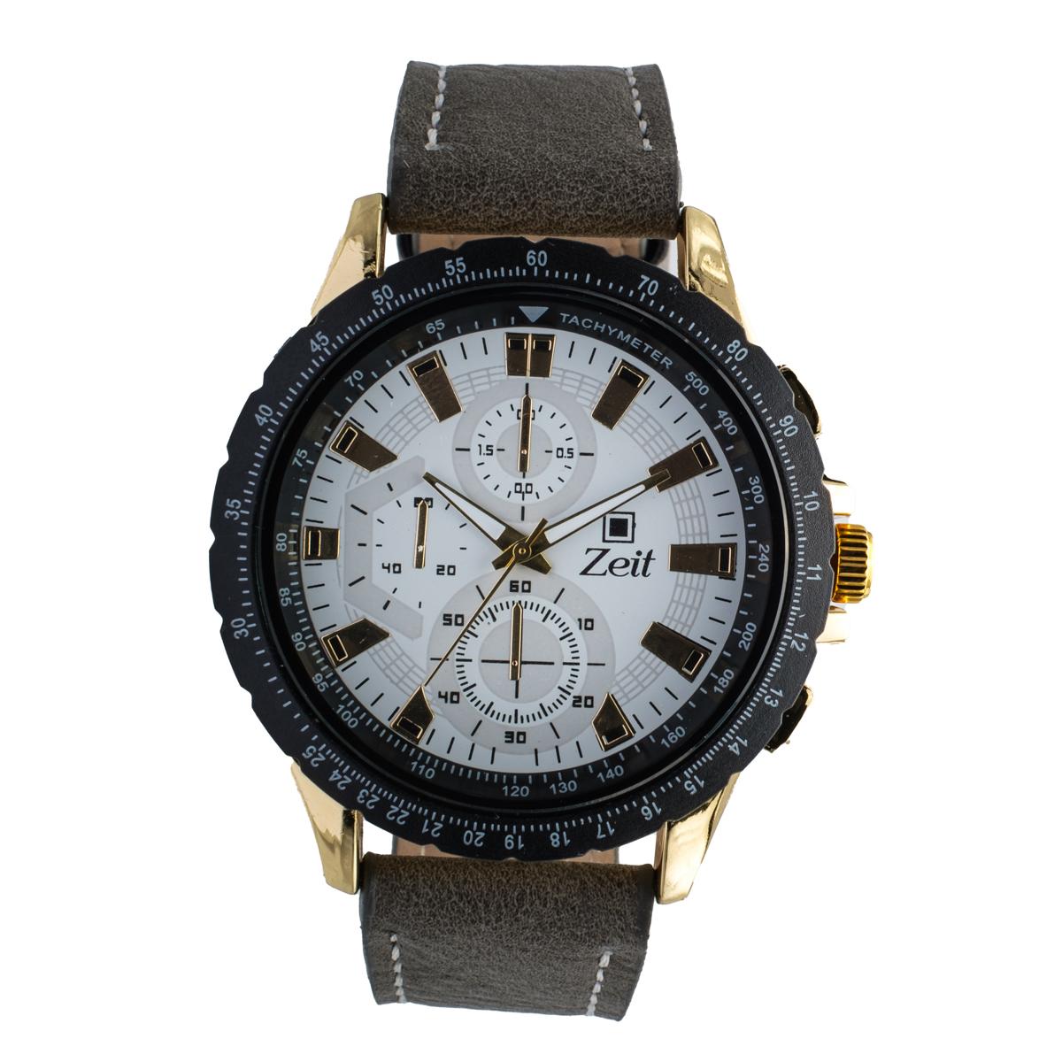 Reloj Análogo Zeit Caballero Casual Simuladores Tacto Piel