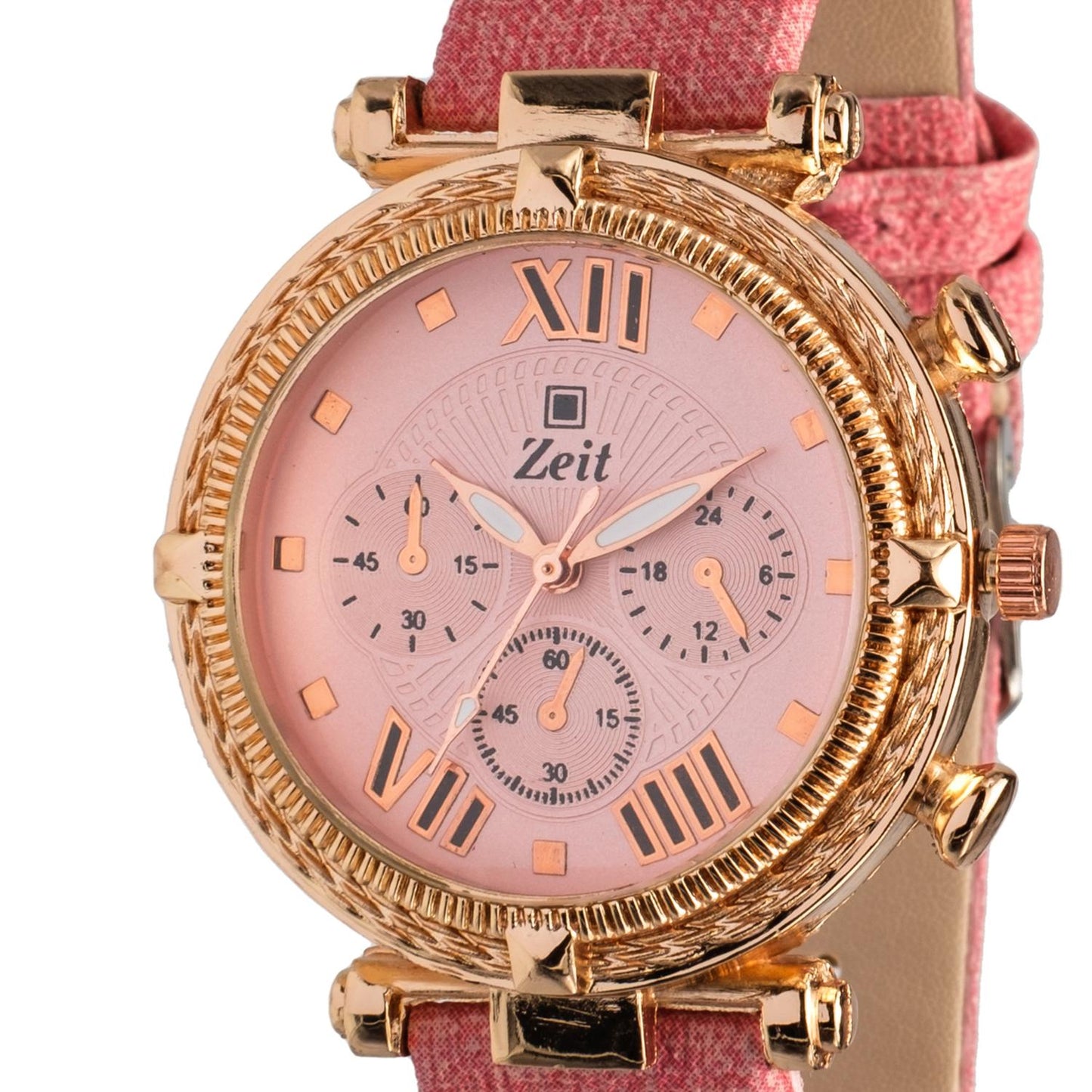 Reloj Análogo Zeit Dama Simuladores Casual Tacto Piel