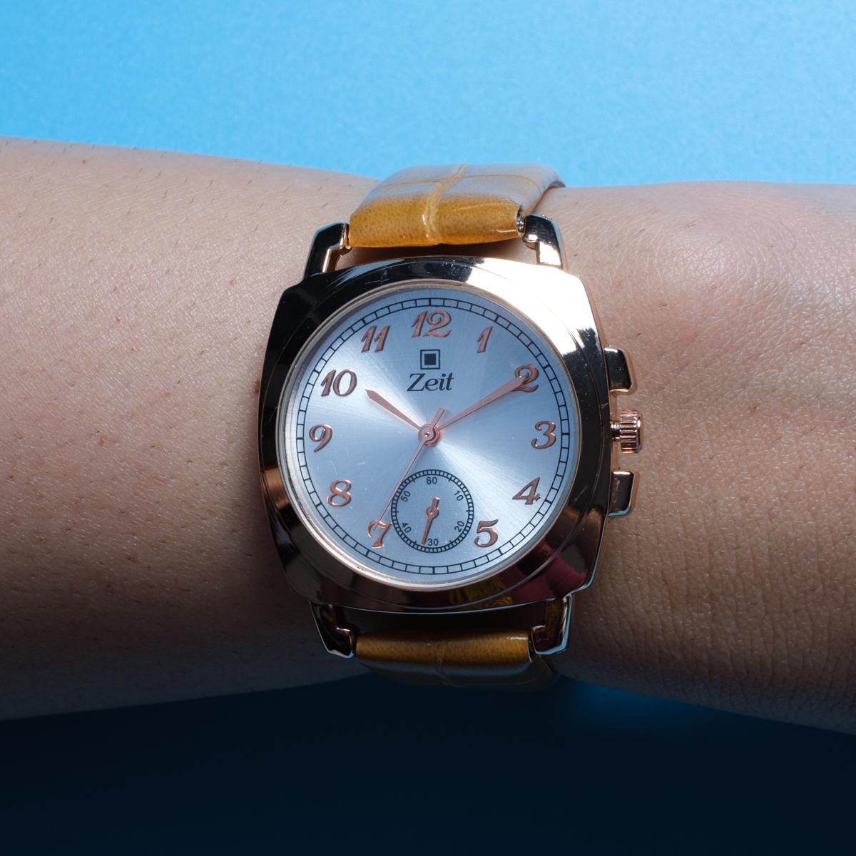 Reloj Análogo Zeit Dama Casual Textura/Tacto Piel