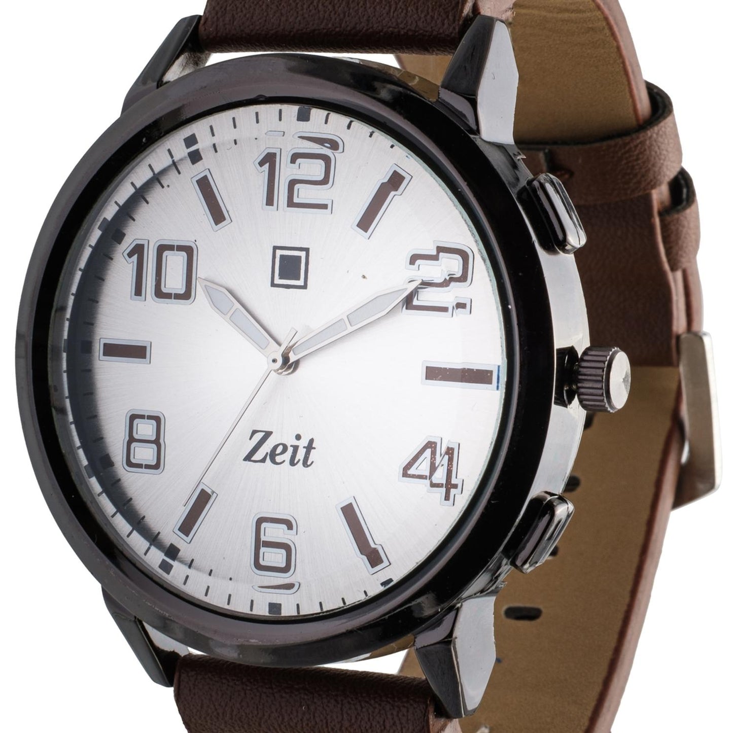 Reloj Análogo Zeit Caballero Tacto Piel fondo liso Casual