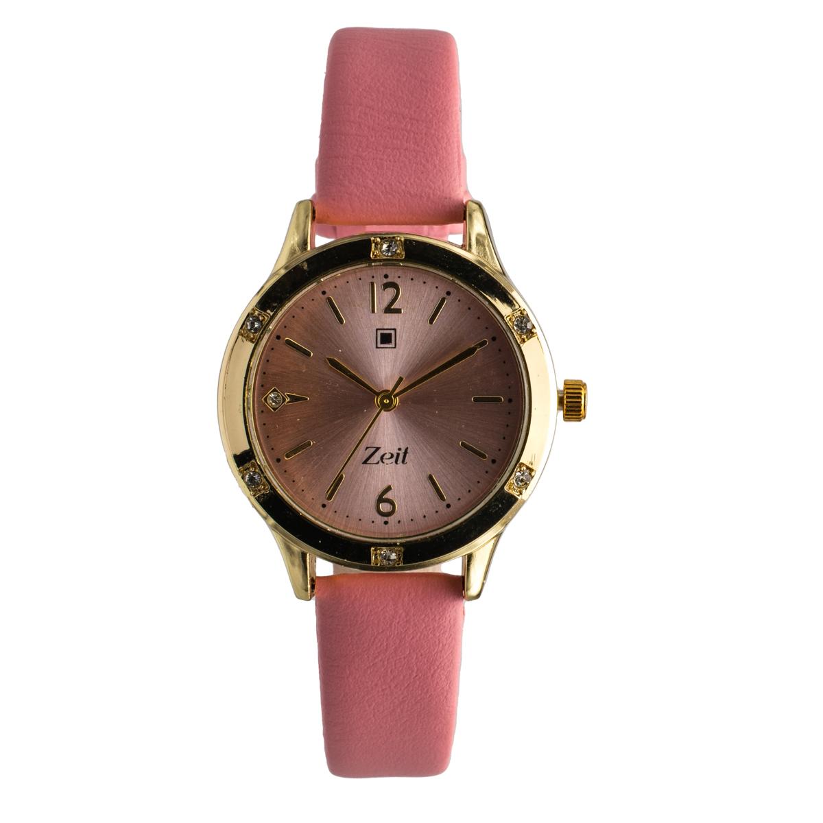 Reloj Análogo Zeit Dama Casual Fondo liso Pedrería