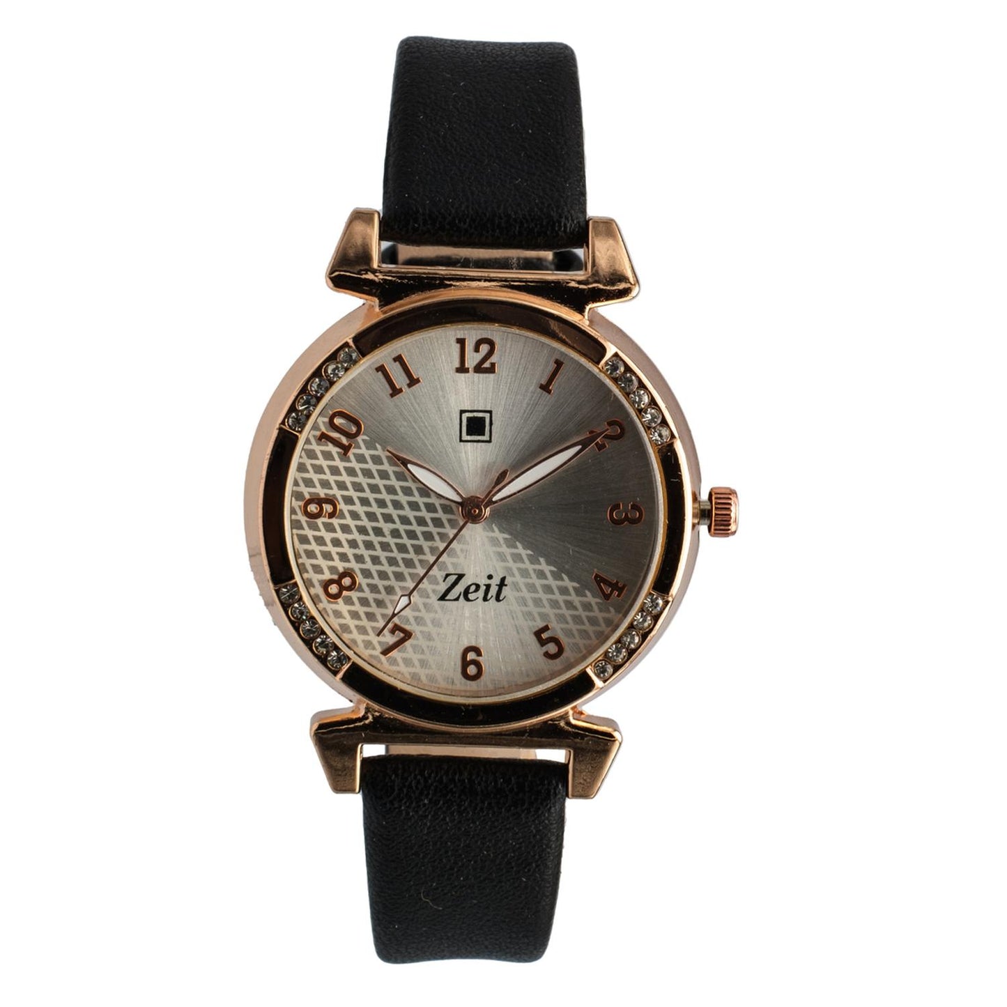 Reloj Análogo Zeit Dama Casual correa De Tacto Piel Textura