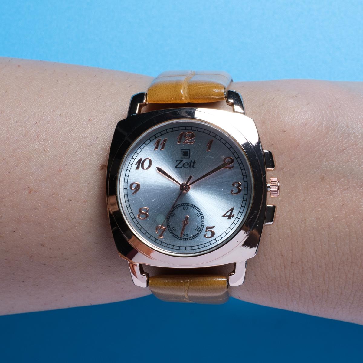 Reloj Análogo Zeit Dama Casual Textura/Tacto Piel