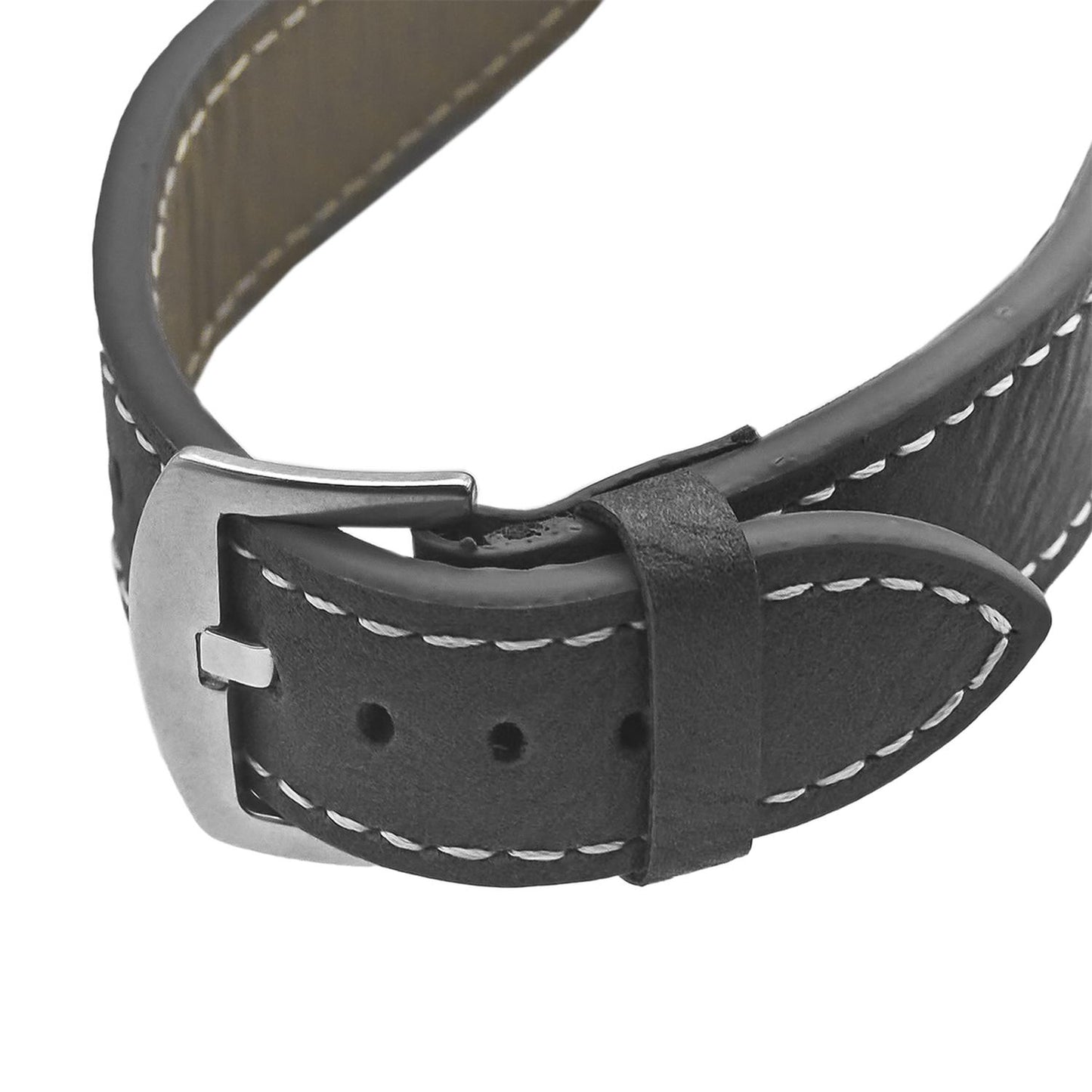 Reloj Análogo Zeit Casual Hombre Extensible Tacto Piel