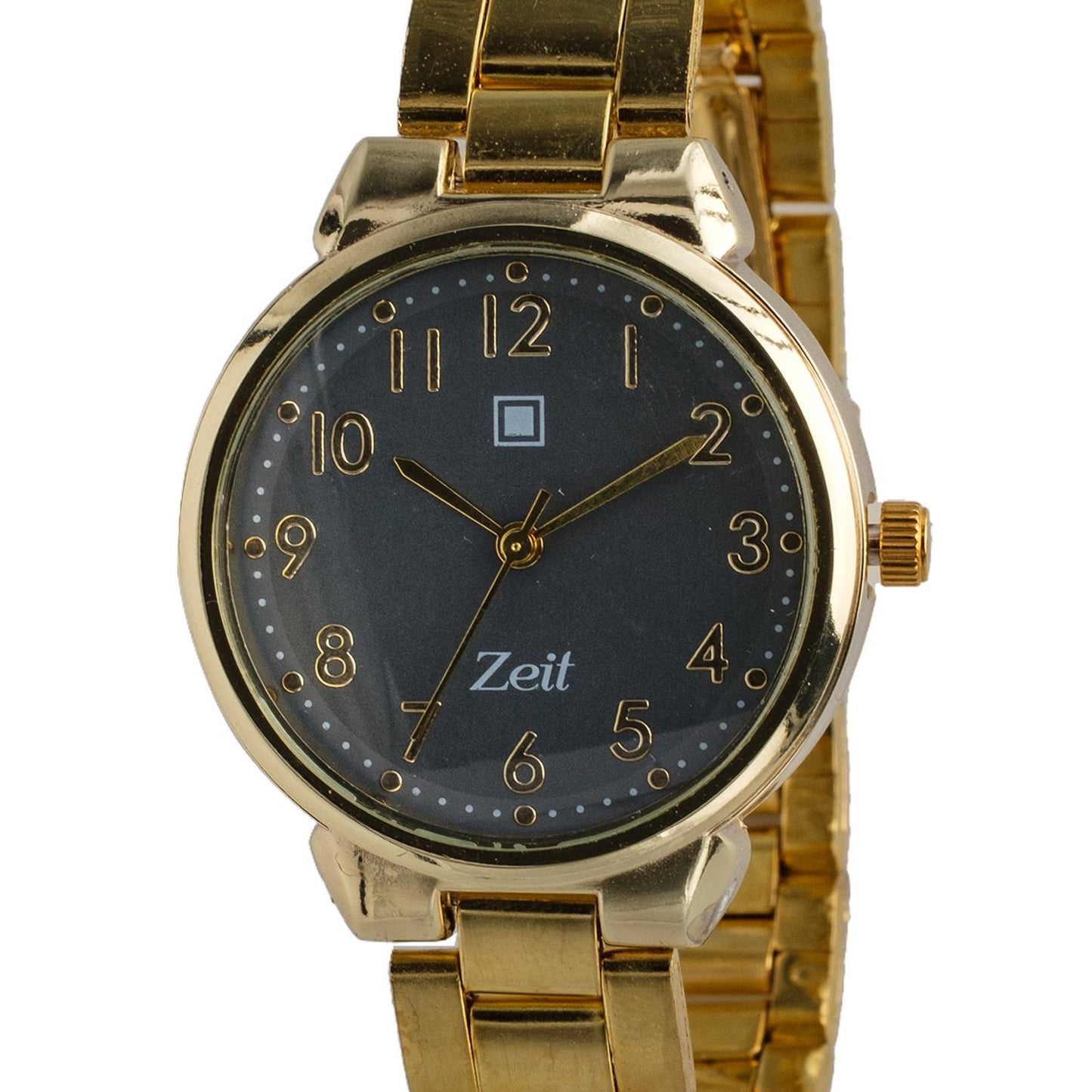 Reloj Análogo Zeit Dama Casual correa De Metal fondo liso