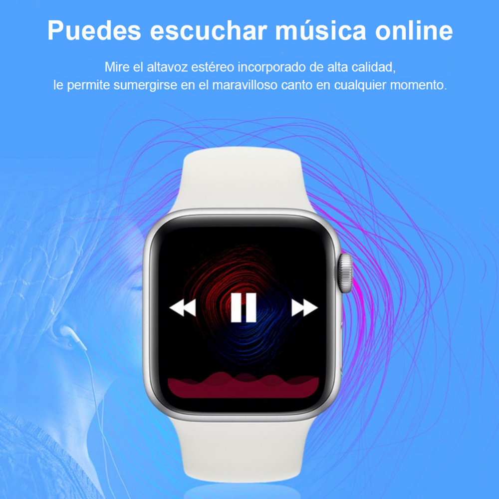 Reloj Smartwatch Nu Nordic negro para hacer llamadas 20937