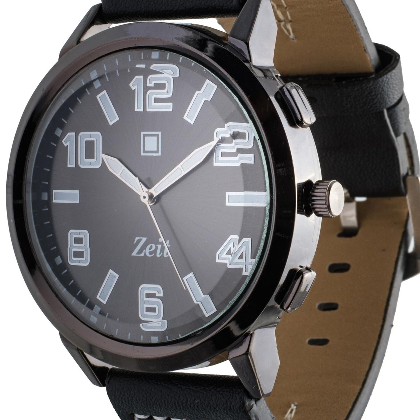 Reloj Análogo Zeit Caballero Tacto Piel fondo liso Casual