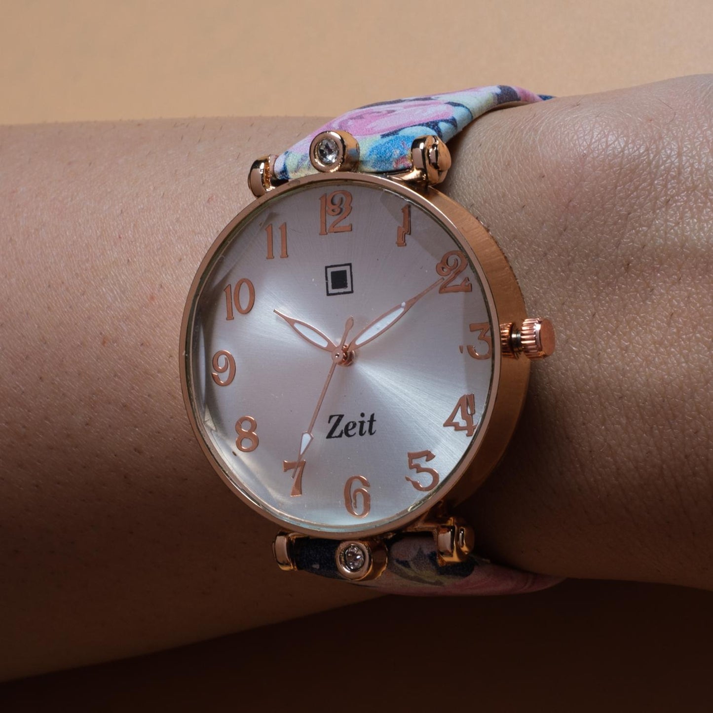 Reloj Análogo Zeit Dama Casual correa Textura/Tacto Piel