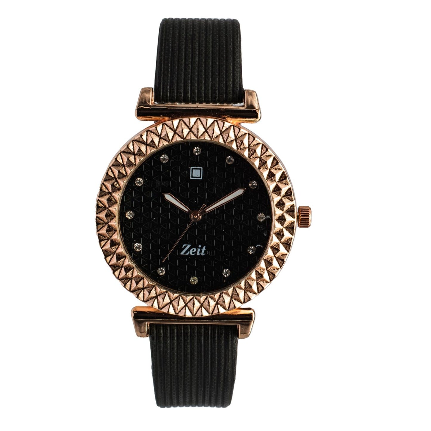 Reloj Análogo Zeit Dama Textura correa De Tacto Piel Casual