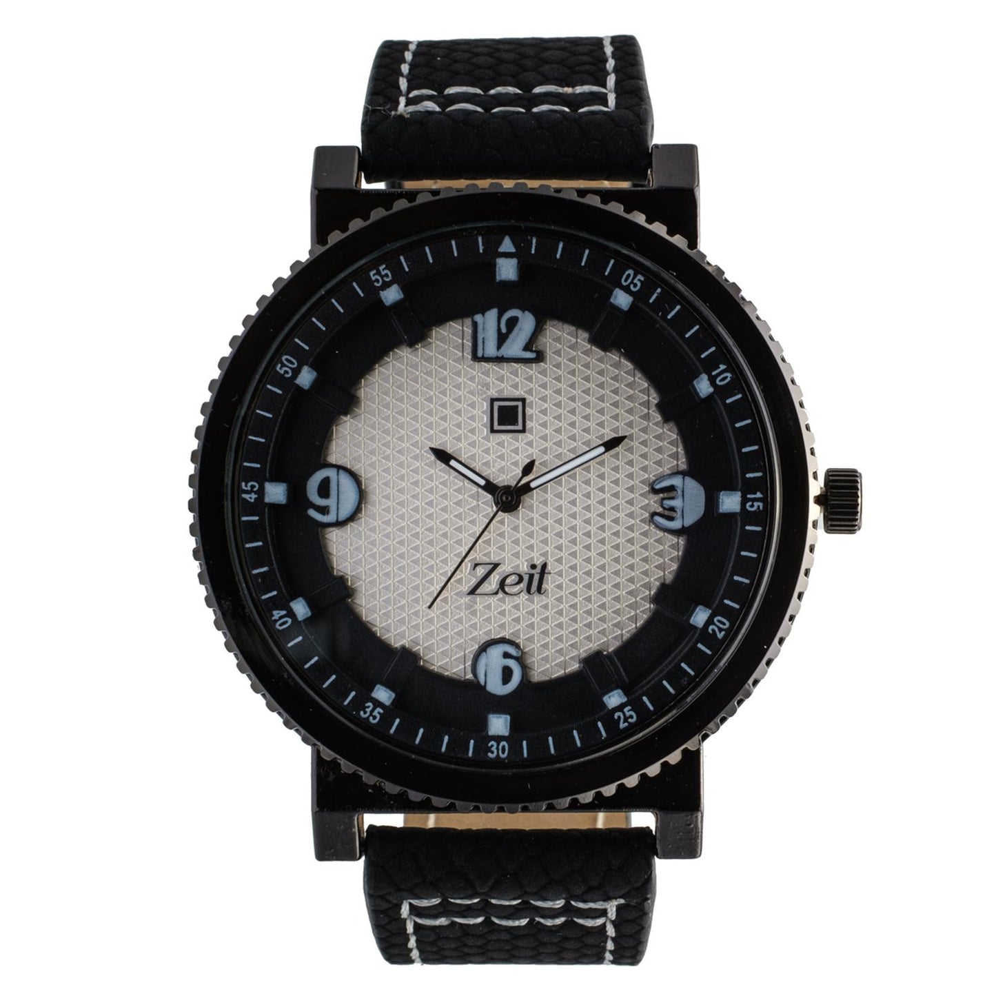 Reloj Análogo Zeit Caballero Casual Tacto Piel Textura