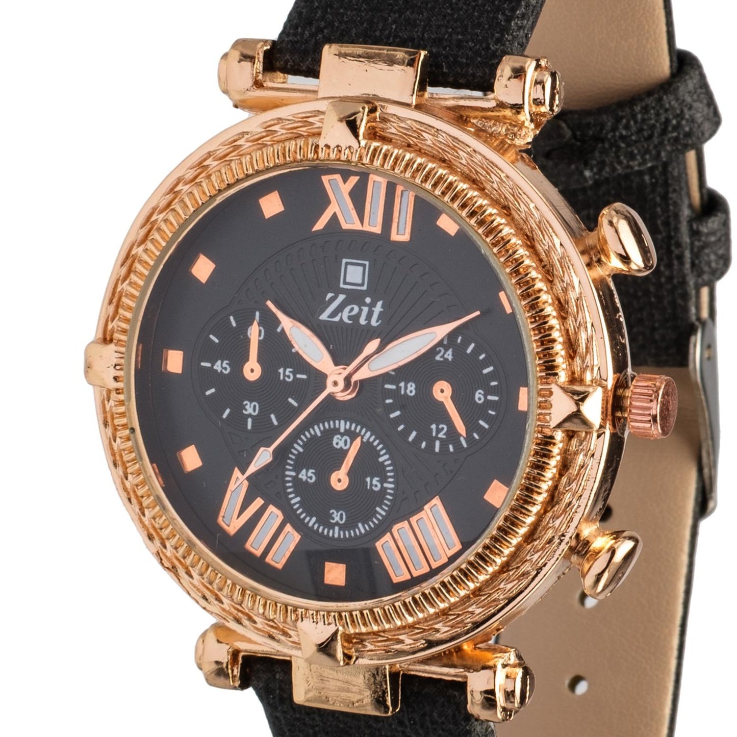 Reloj Análogo Zeit Dama Simuladores Casual Tacto Piel