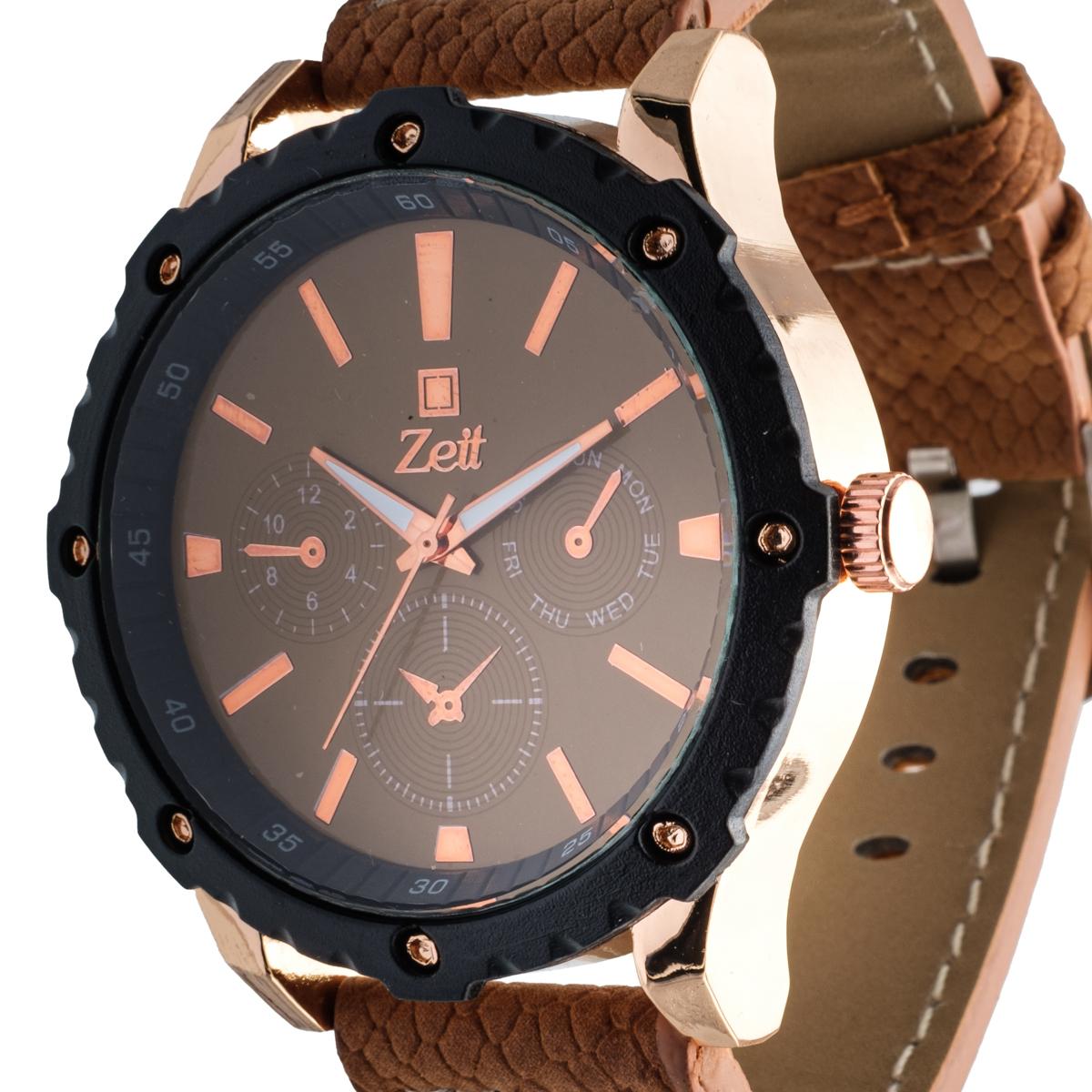 Reloj Análogo Zeit Caballero Casual Simuladores/Tacto Piel